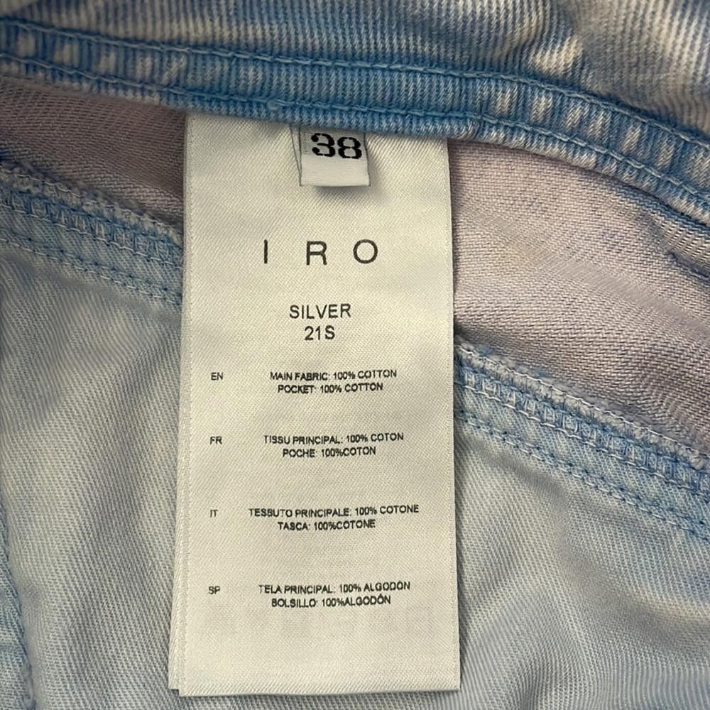Iro Iro Paris Jaliska Denim Mini Skirt Blue Size FR38 /US 6 Size 28" / US 6 / IT 42 - 11 Thumbnail