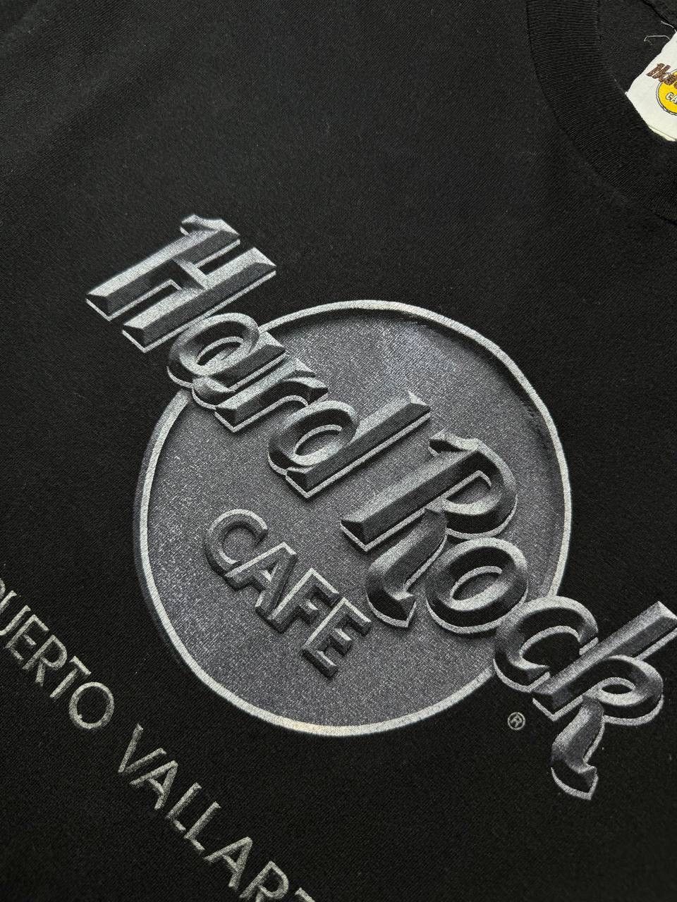 Hard Rock Cafe Hard Rock Cafe Puerto Vallarta Vintage Black T-shirt 90s Size US L / EU 52-54 / 3 - 4 Thumbnail