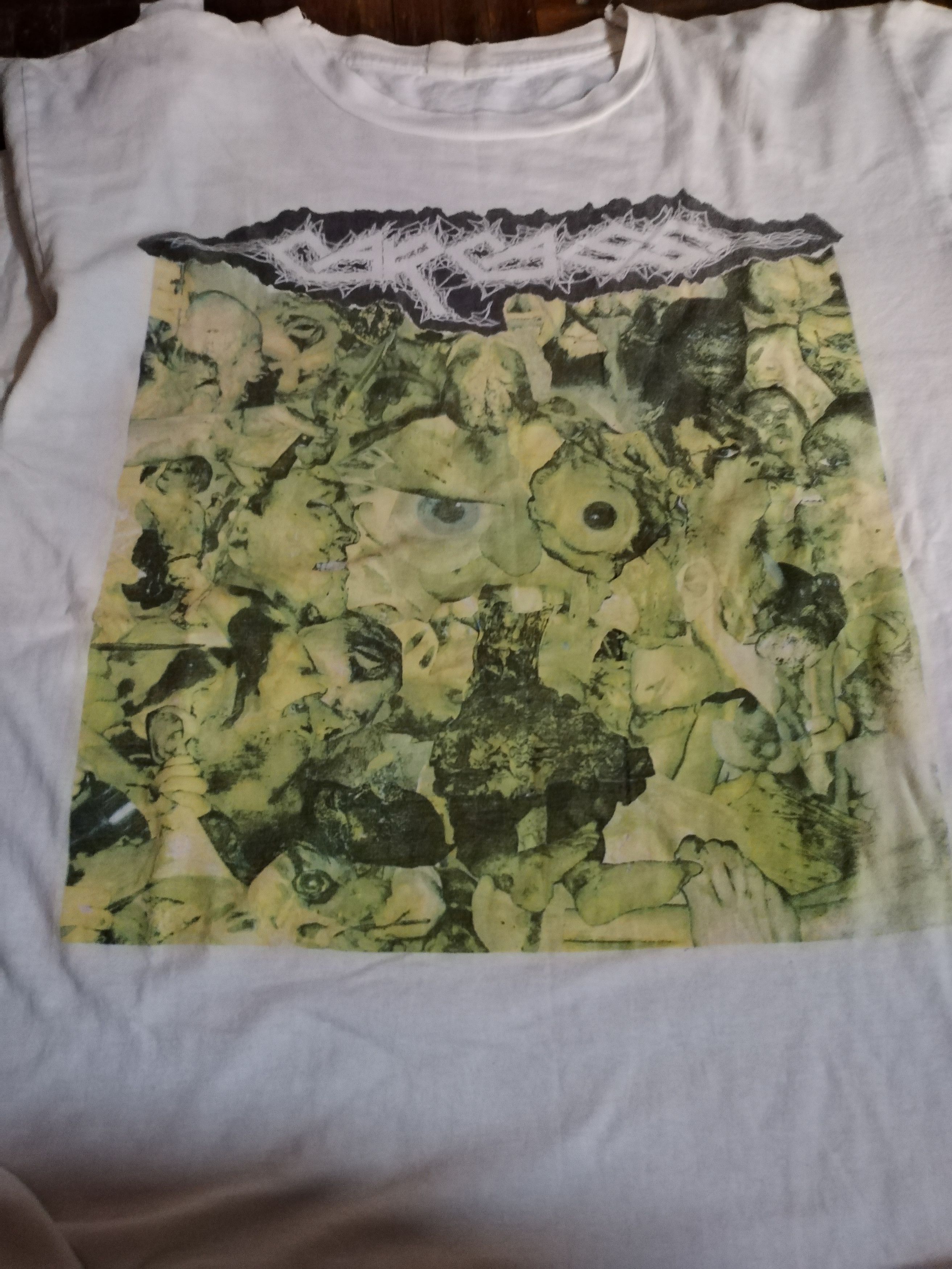 Band Tees × Vintage Carcass Nauseting Tour No back design shirt Size US L / EU 52-54 / 3 - 1 Thumbnail