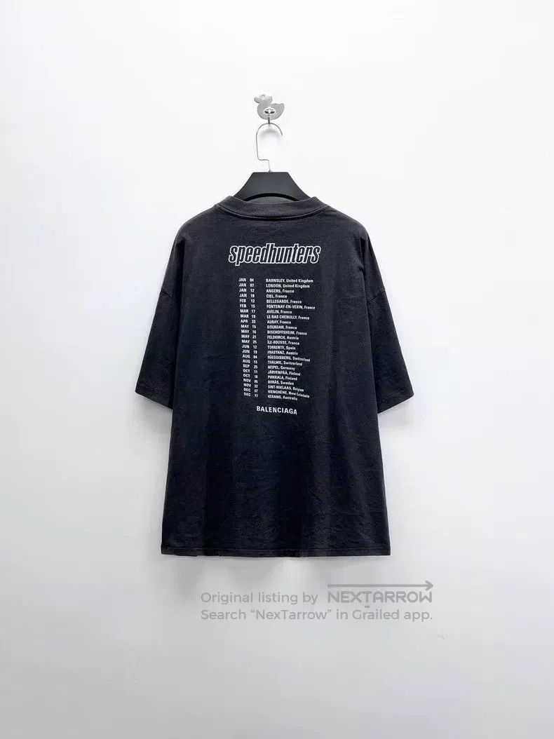 Balenciaga Balenciaga Distressed band logo lettering short sleeve Size US M / EU 48-50 / 2 - 2 Thumbnail