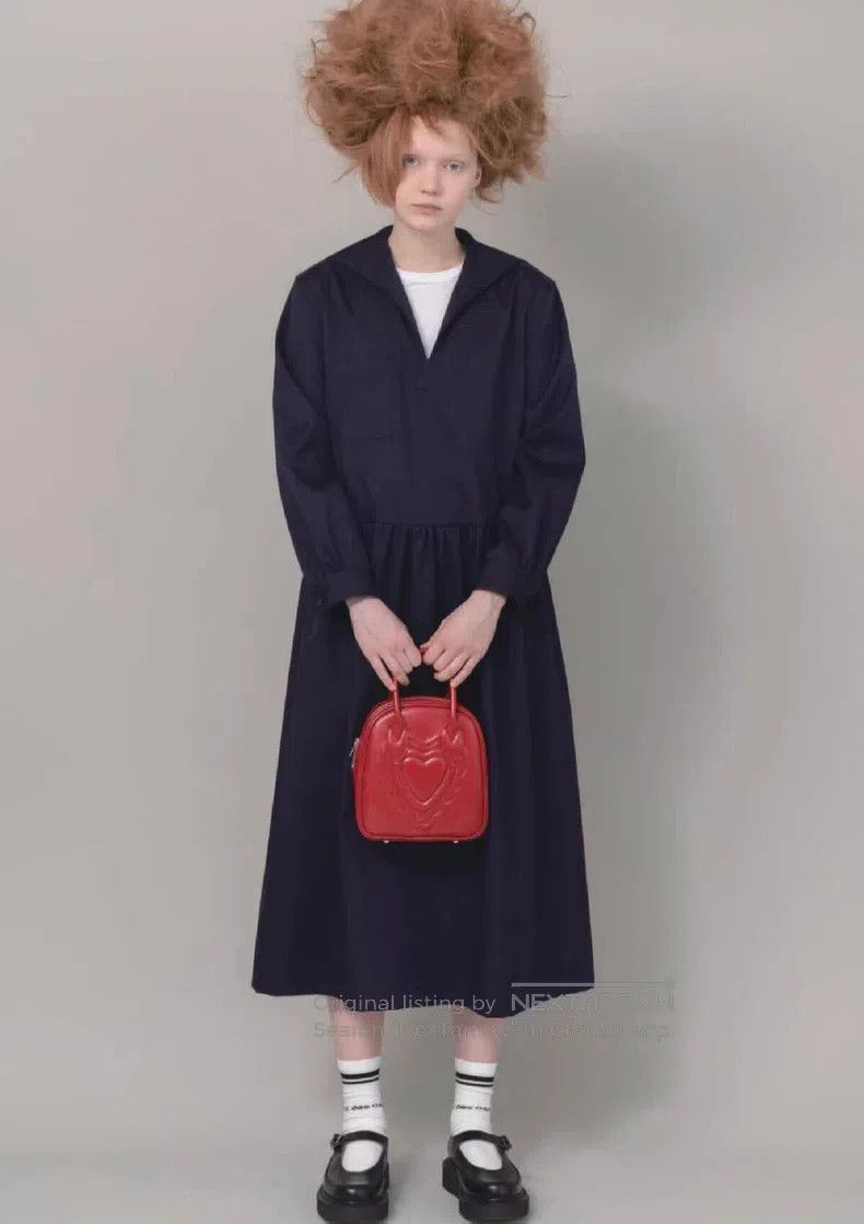 Other Comme des Garcons Navy Collar Dress Size XS / US 0-2 / IT 36-38 - 6 Thumbnail