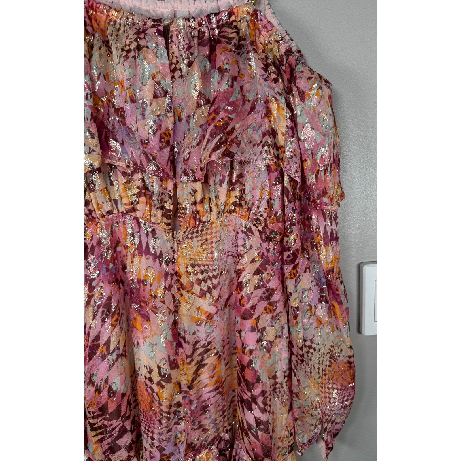 Other Dundas x Revolve Luna Maxi Dress in Optic Geo $500 size S Size S / US 4 / IT 40 - 7 Thumbnail