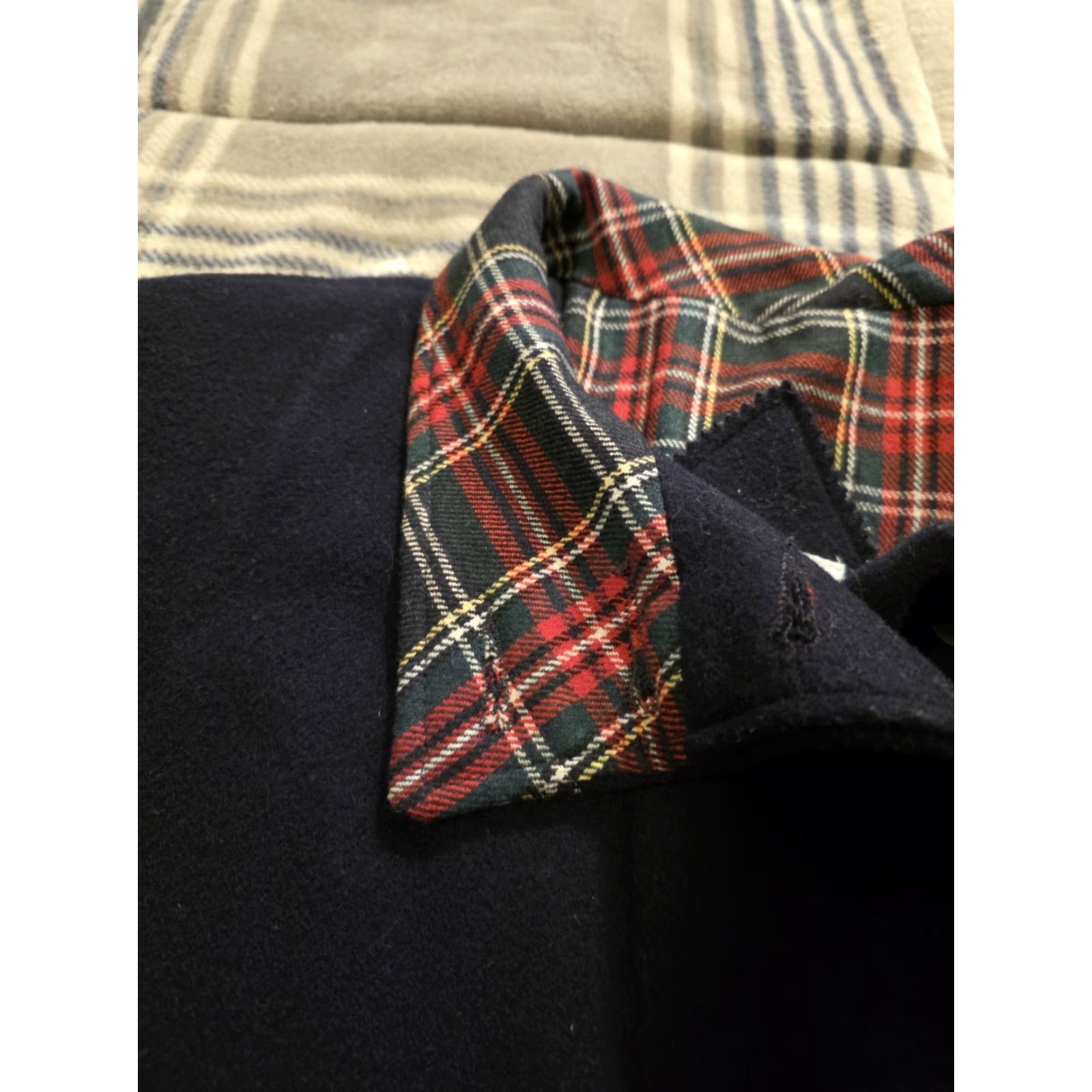 Mackintosh VINTAGE Mackintosh Coat Wool Chore Jacket Navy Blue 16 2XL Womens Wool Lined Button Zip Snap Pockets Travel Workwear 80s 90s Size XXL / US 16-18 / IT 52-54 - 5 Thumbnail
