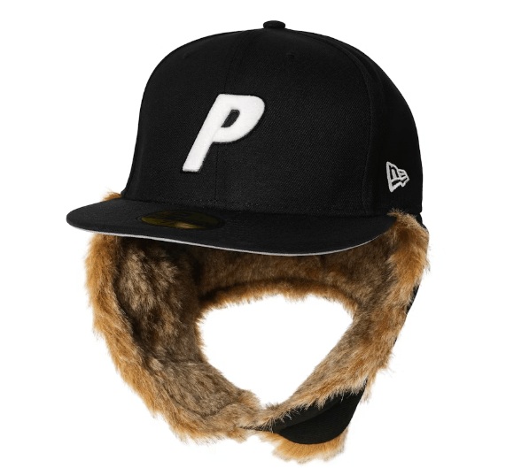 New Era × Palace Palace New Era Mask Dogear 59Fifty Black 7 5/8 Fur Size ONE SIZE - 2 Thumbnail