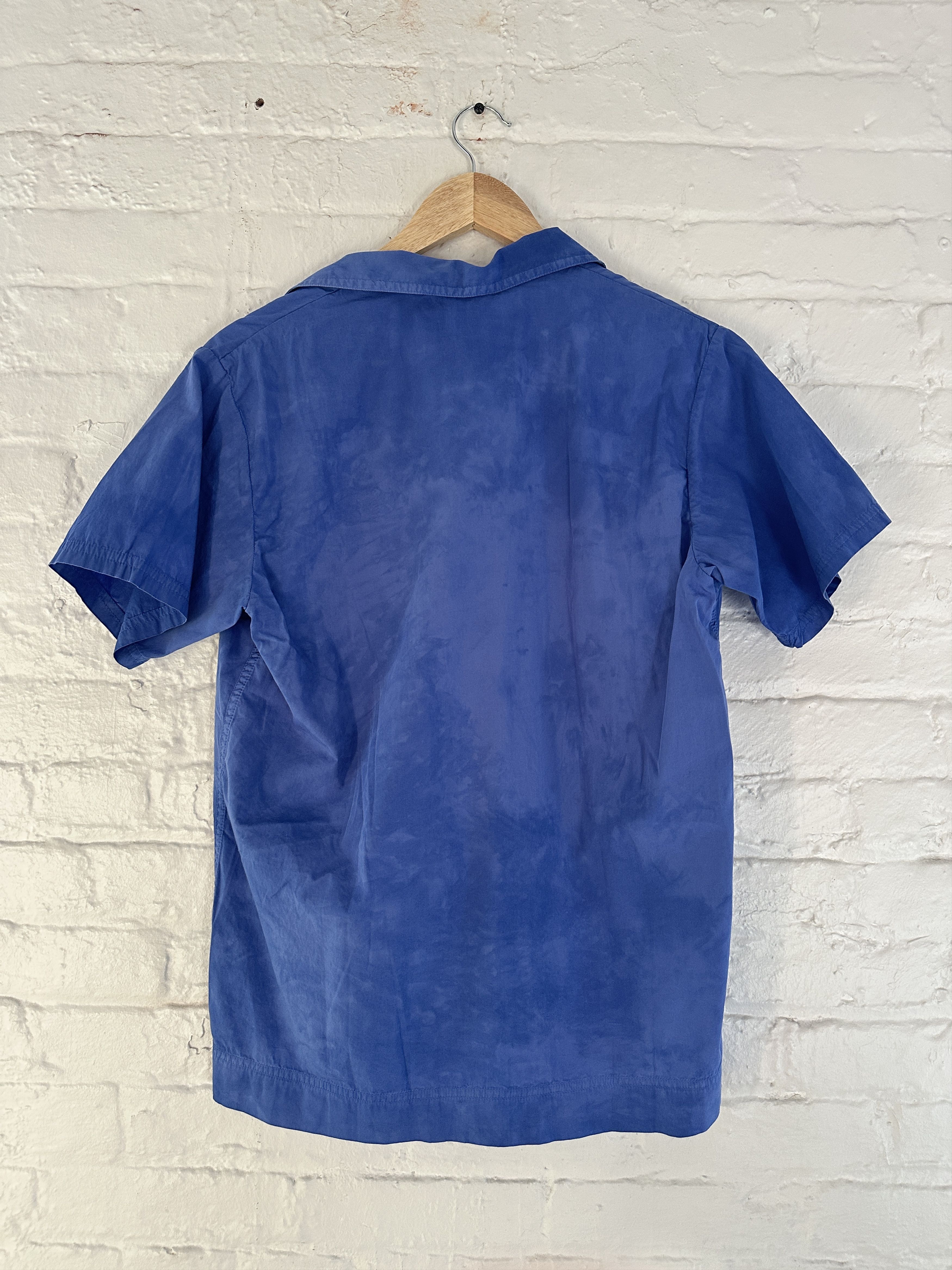 Stussy × Tekla Stussy x Tekla Hand Dyed Short Sleeve Button Up Shirt Size US S / EU 44-46 / 1 - 5 Thumbnail