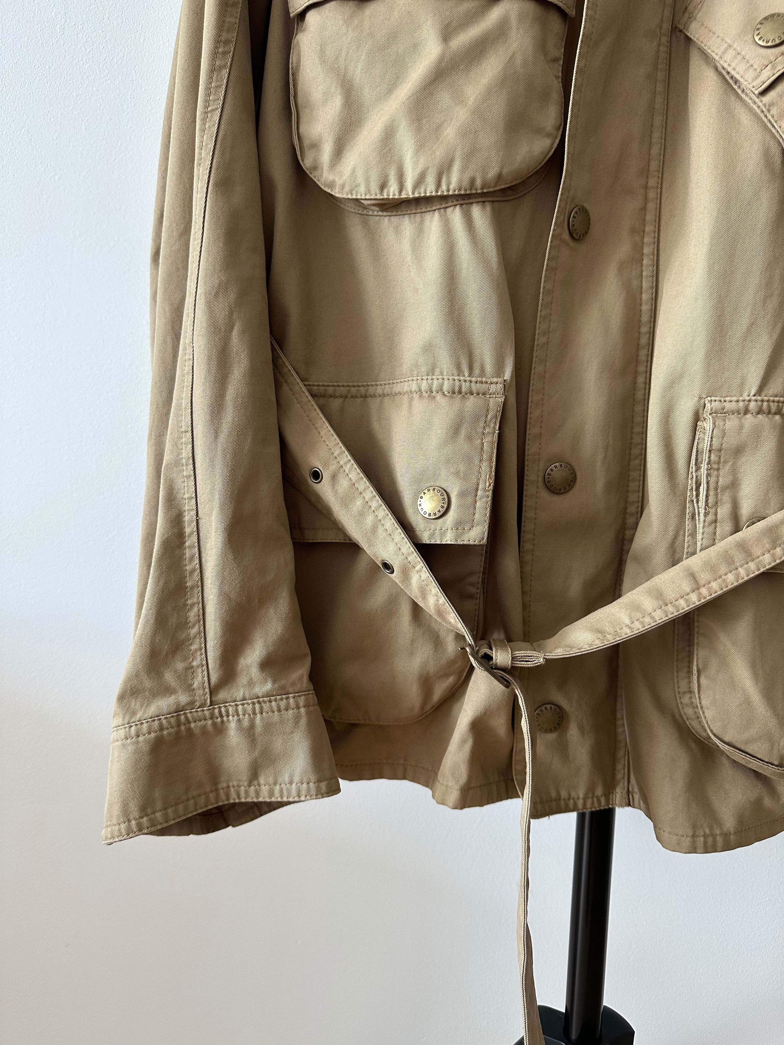 Barbour BARBOUR WASHED TWILL INTERNATIONAL T666 BELTED JACKET Size US M / EU 48-50 / 2 - 2 Thumbnail