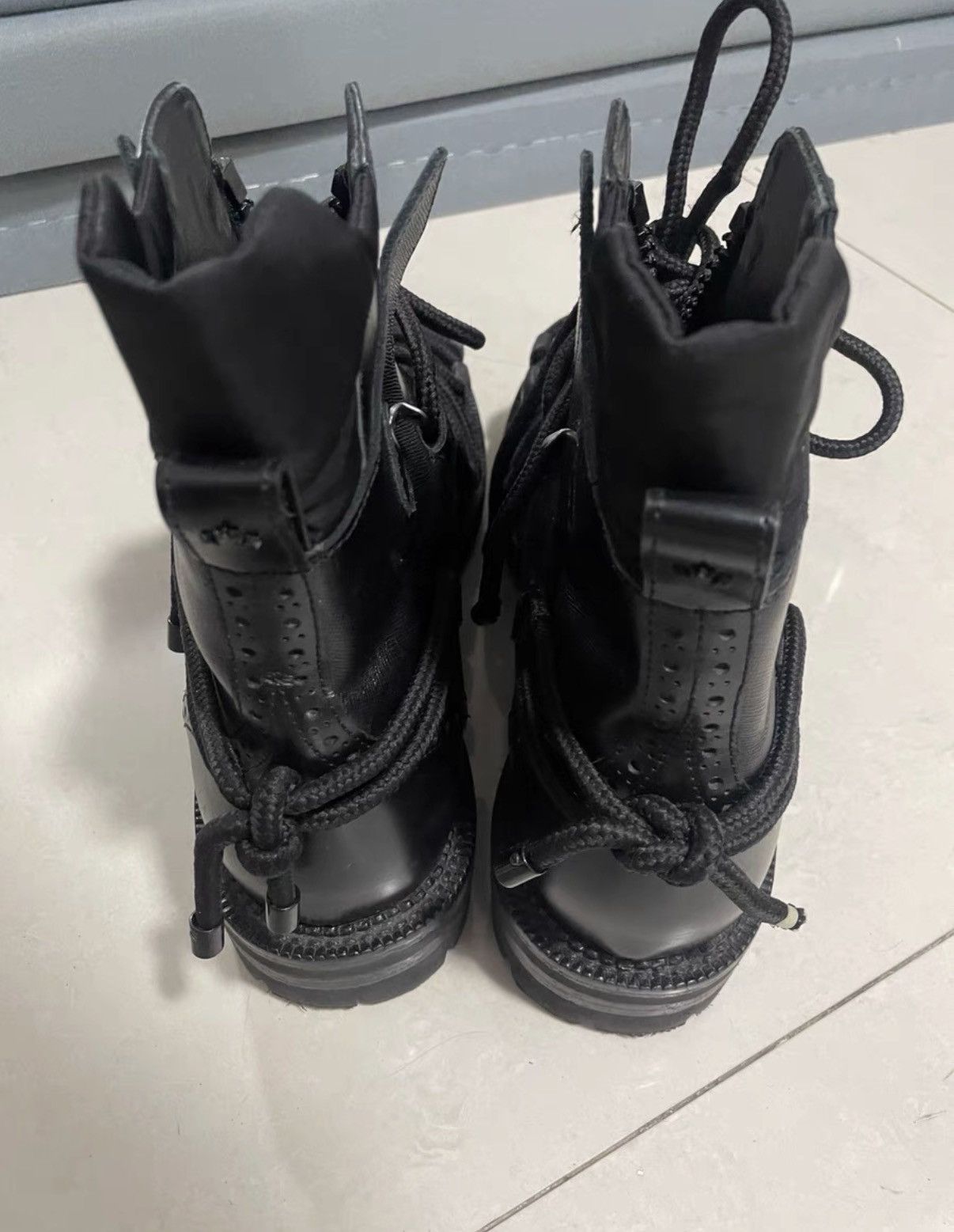Dsquared2 Dsquared2 Runway Lace-Up Boots Size US 11 / EU 44 - 3 Thumbnail
