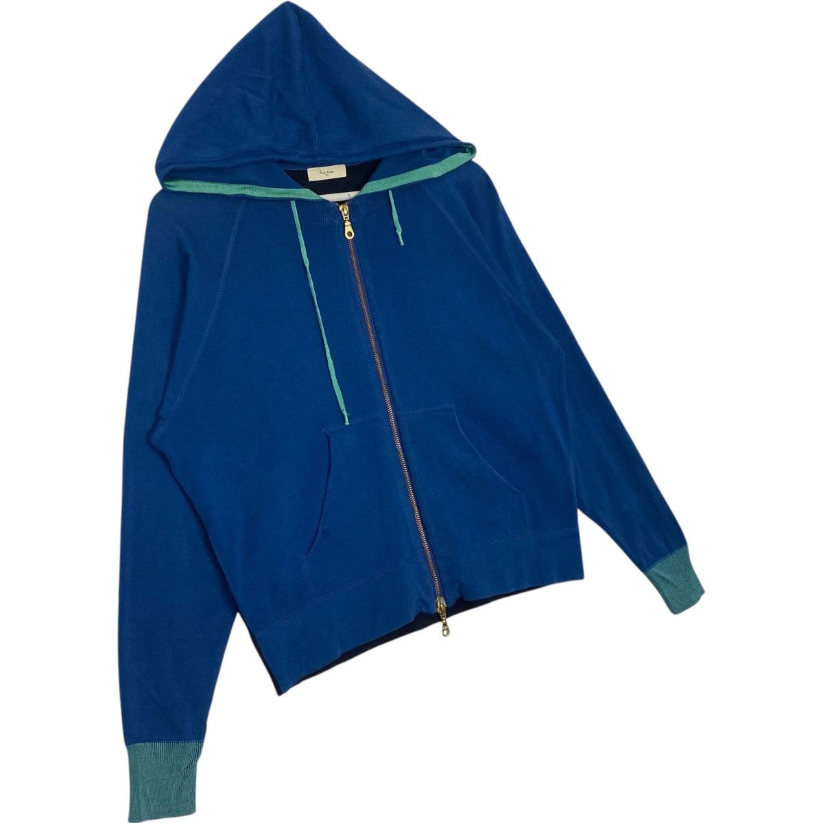 Vintage Vintage Paul Smith Hoodie Sweater Blue Pullover Size L Size US L / EU 52-54 / 3 - 3 Thumbnail