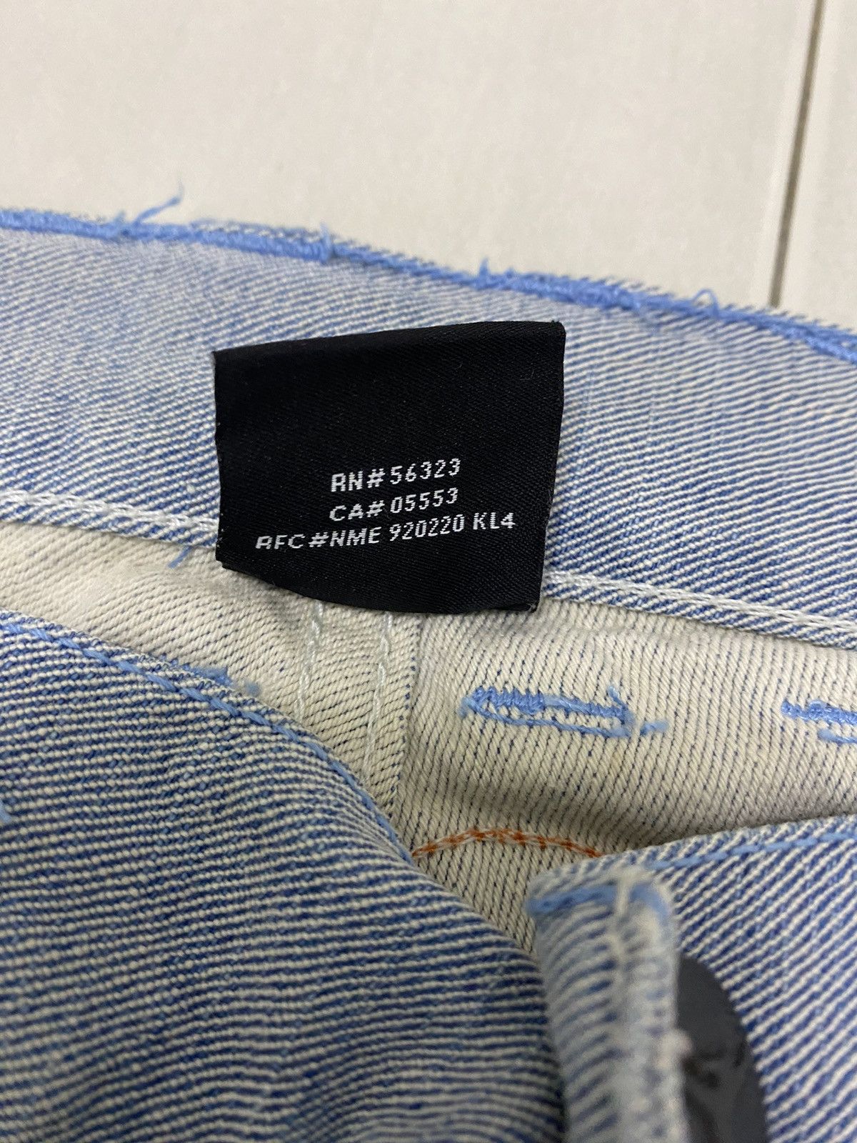 Nike Vintage Rare 2005 AIR JORDAN DENIM JEANS WITH EMBROIDERY Size US 34 / EU 50 - 6 Thumbnail