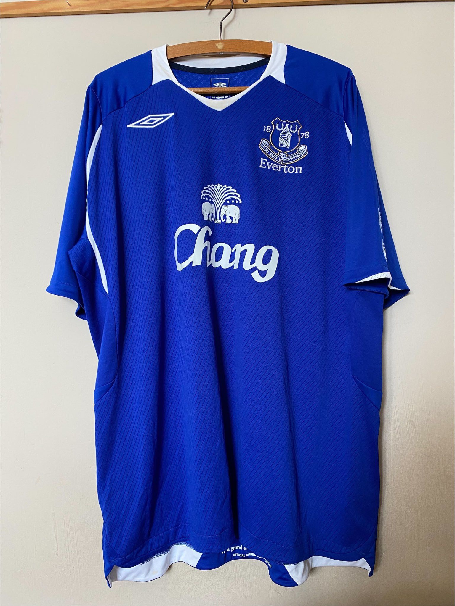 Umbro Vintage Soccer Jersey EVERTON F.C. 2008 - 2009 - Umbro - XX Size US XXL / EU 58 / 5 - 1 Thumbnail