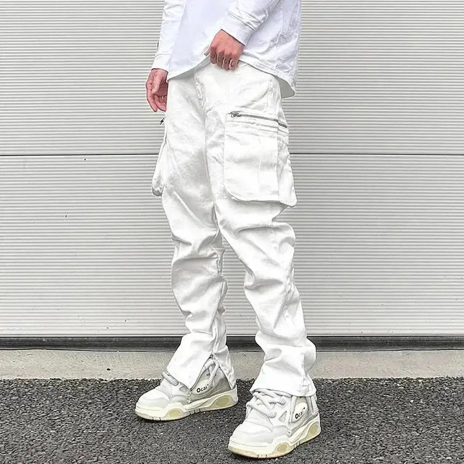 Japanese Brand Vintage jeans with pleats baggy Harajuku style pockets Y2K Size US 32 / EU 48 - 6 Thumbnail