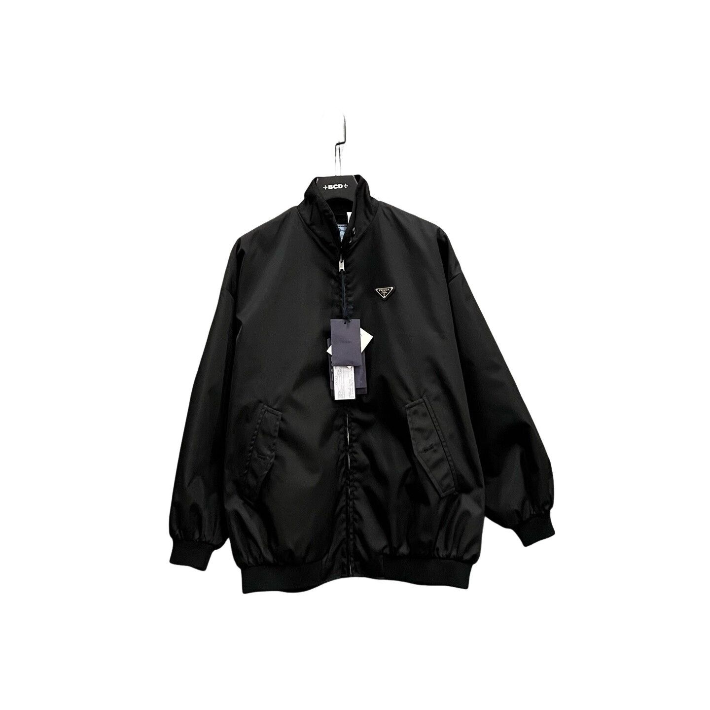 Prada Prada Logo Zip-Up Jacket Black Size S Size US S / EU 44-46 / 1 - 1 Thumbnail
