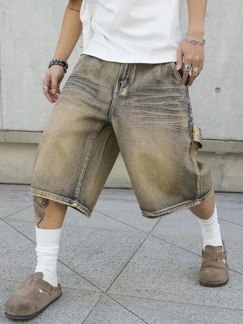 Jean Fuyuka x Hino Vintage Jorts Cargo Y2k Shorts Jeans Size US 32 / EU 48 - 5 Thumbnail