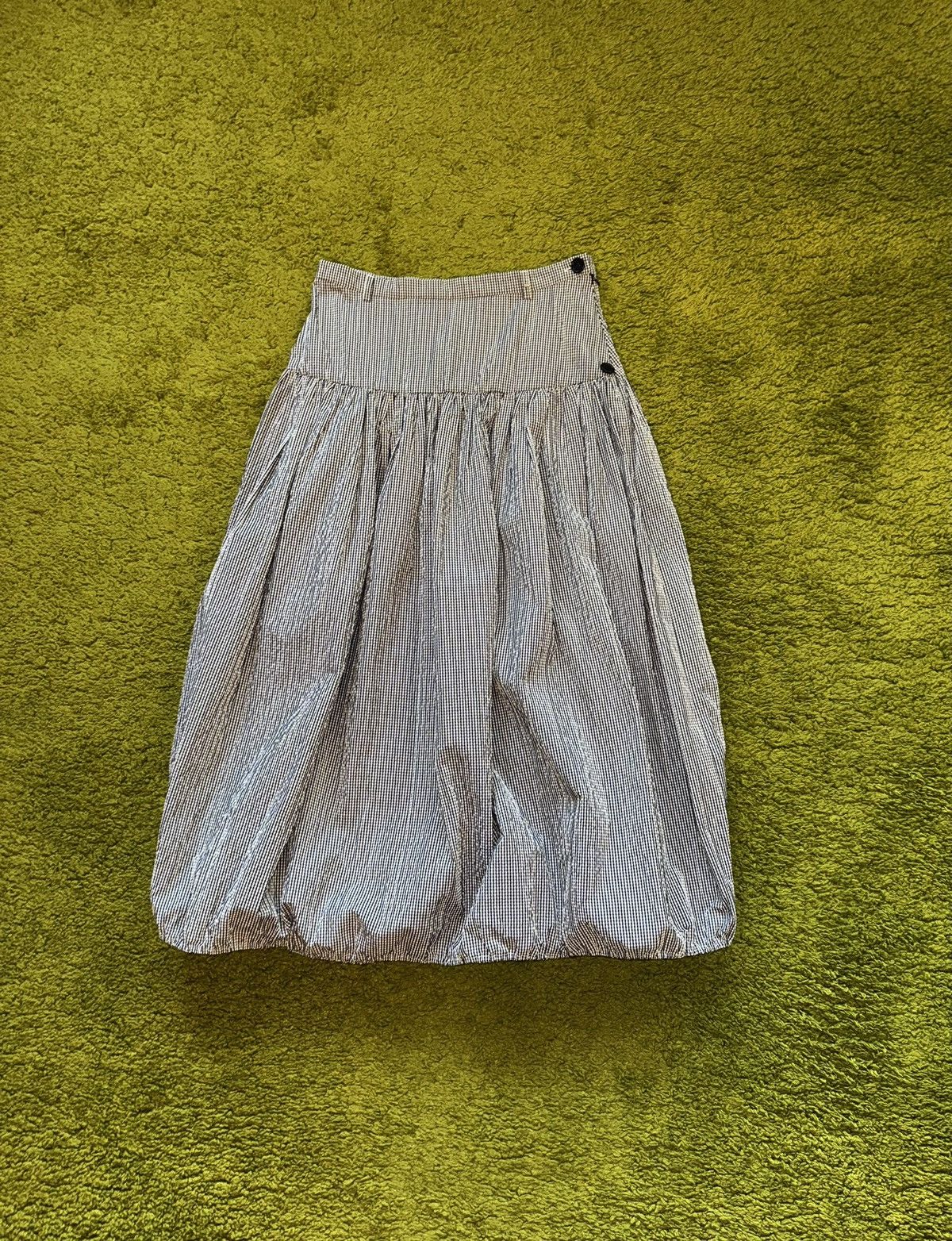 Max Mara × Sportmax × Weekend Max Mara Max Mara Sportmax checkered wide balloon maxi skirt Size 34" / US 12 / IT 48 - 1 Thumbnail