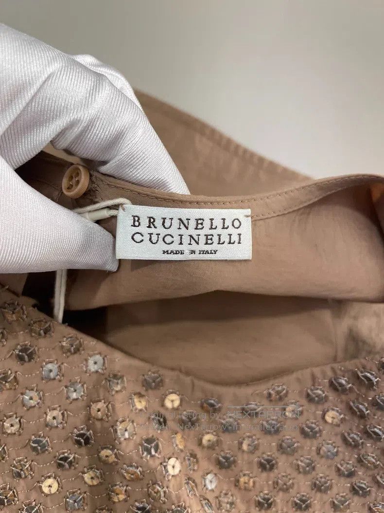 Brunello Cucinelli Brunello Cucinelli Khaki Cotton Heavy Duty Vest Size L / US 10 / IT 46 - 3 Thumbnail