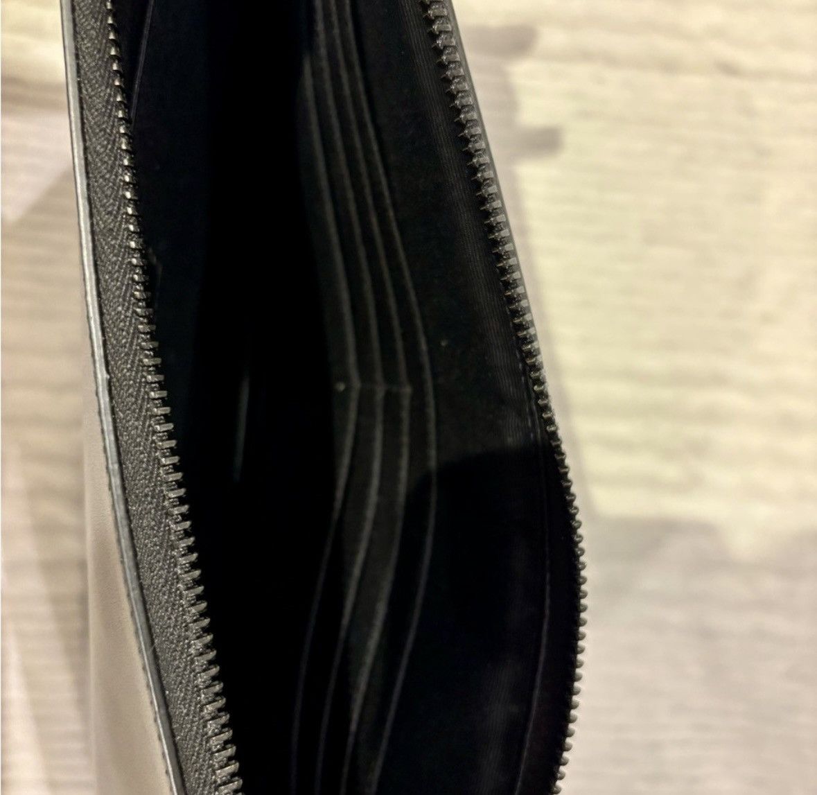 Saint Laurent Paris Black Leather Clutch/Pouch Size ONE SIZE - 5 Thumbnail