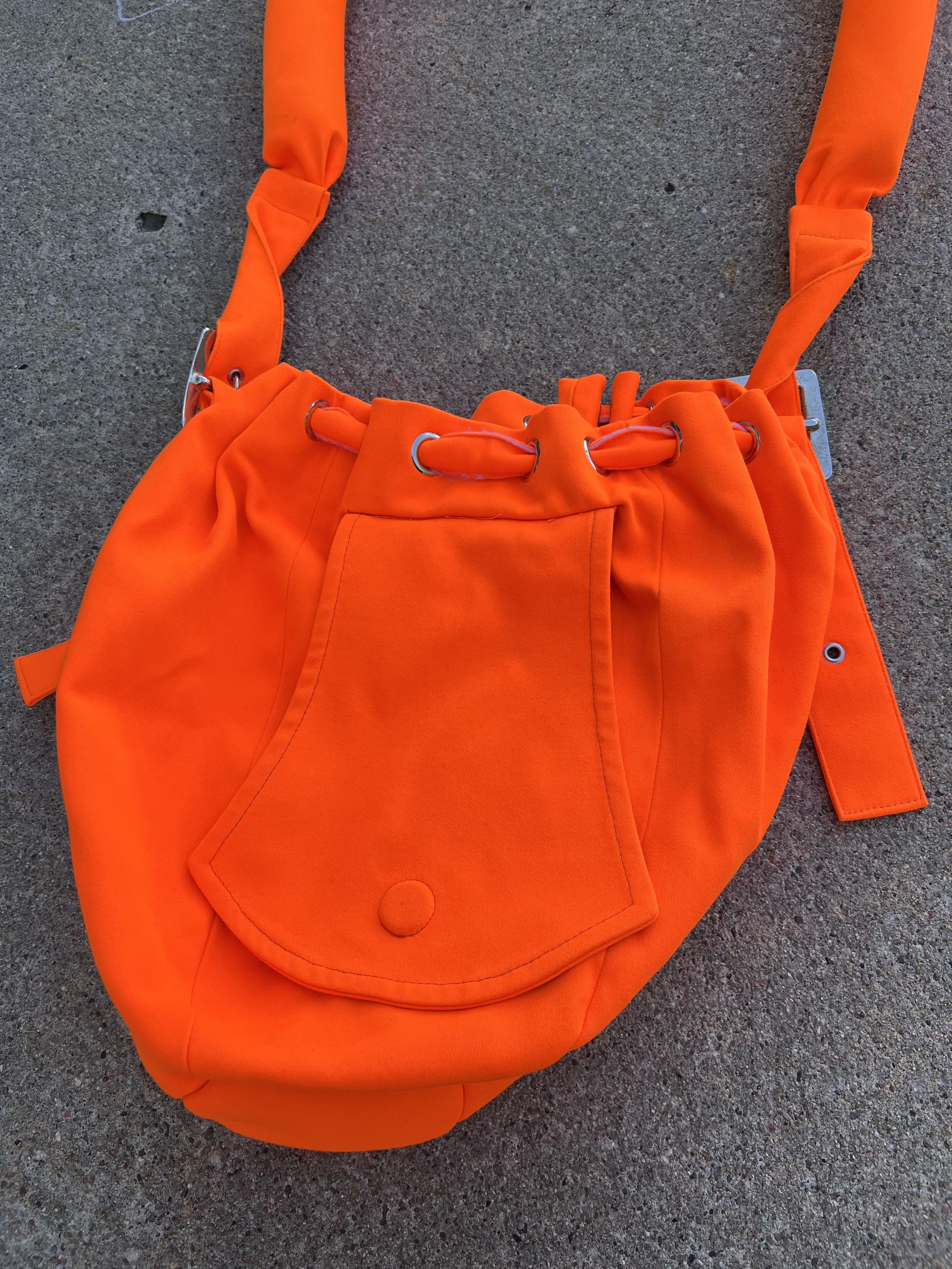 Charles Jeffrey LOVERBOY Charles Jeffrey Loverboy Shoulder Bag in Neon Orange Size ONE SIZE - 2 Thumbnail