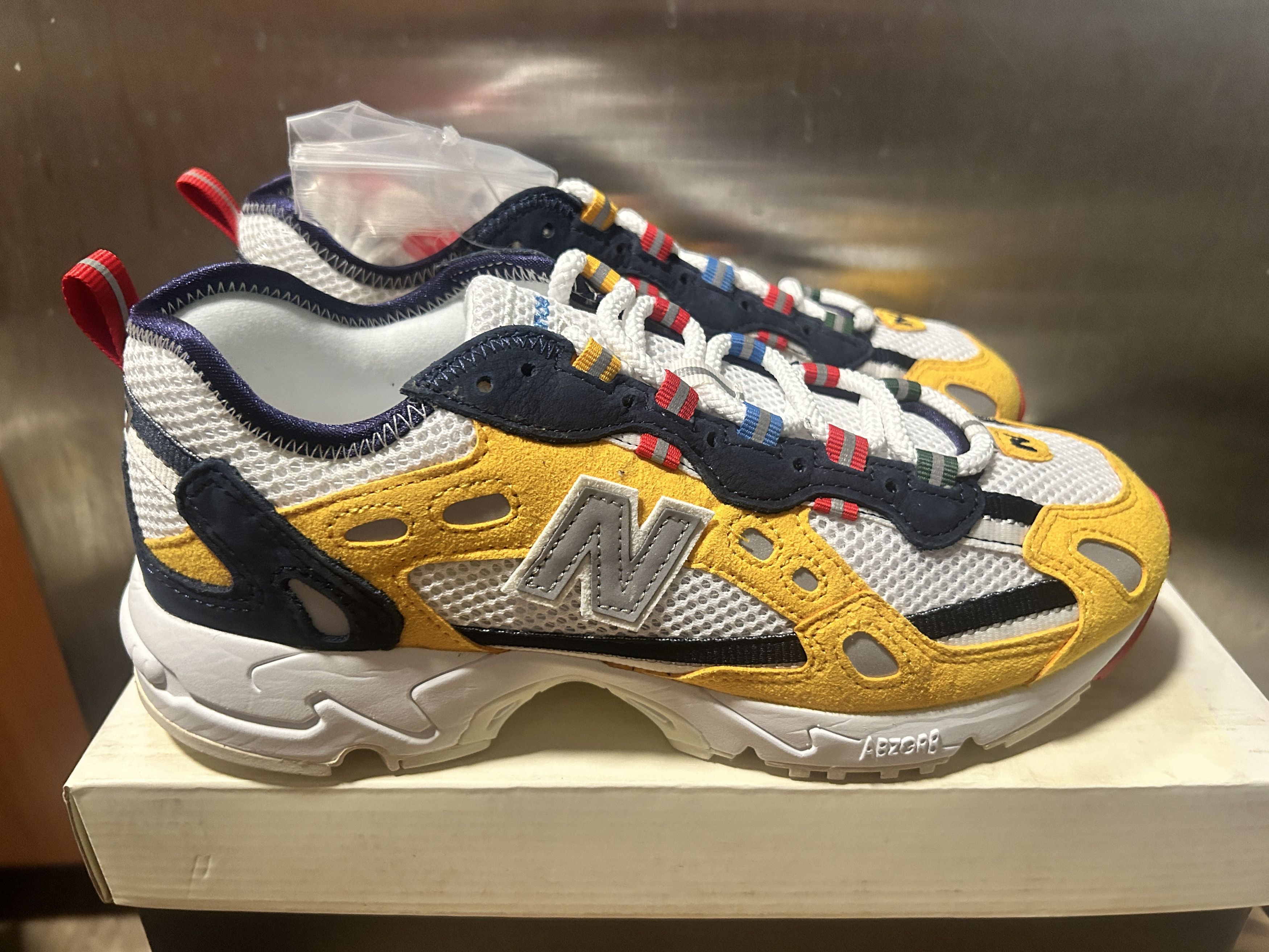 Aime Leon Dore × New Balance New Balance × Aime Leon Dore 827 Abzorb Yellow ML827ADD Size US 7.5 / EU 40-41 - 4 Thumbnail