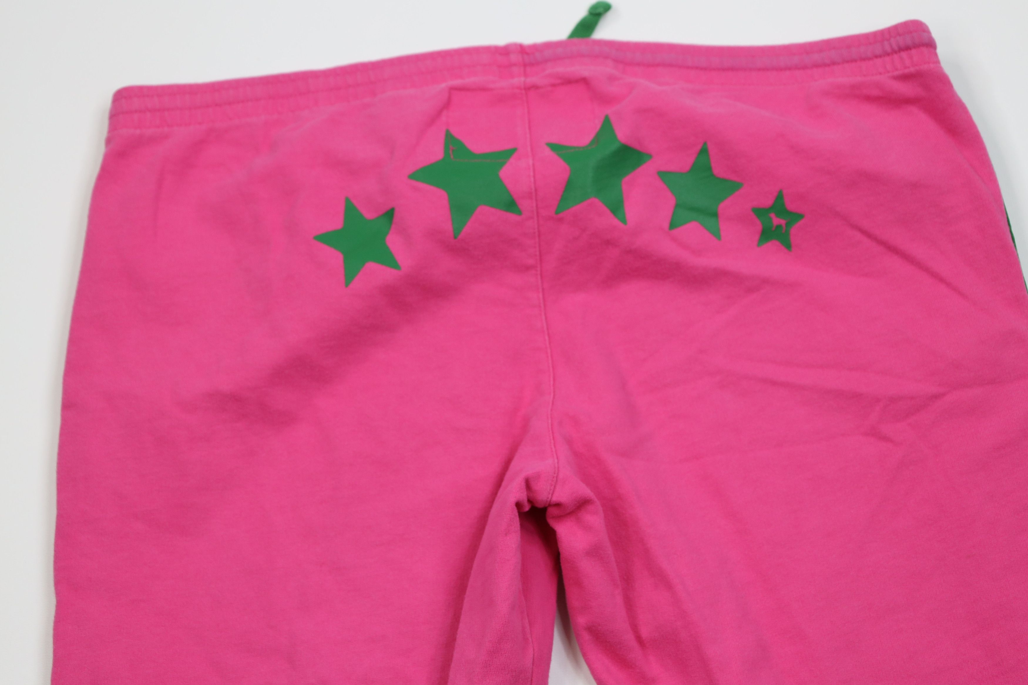 Pink Vintage Y2K Pink Victorias Secret Flared Stars Dog Pants Size 34" / US 12 / IT 48 - 9 Thumbnail