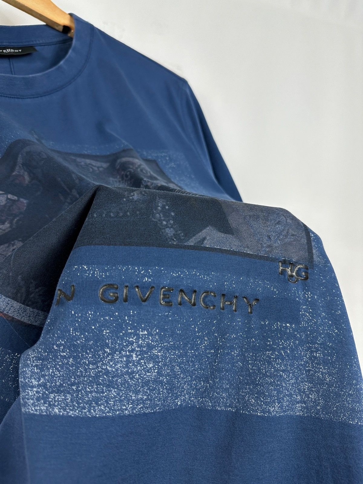 Givenchy Givenchy Statue Of Liberty Blue T-Shirt Size US M / EU 48-50 / 2 - 10 Thumbnail