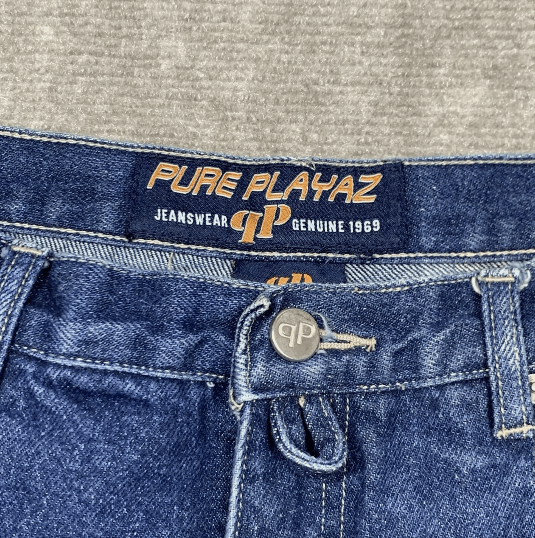 Other Pure Playaz Carpenter Jeans Mens 31X33 Blue Denim Vintage Size US 31 - 5 Thumbnail