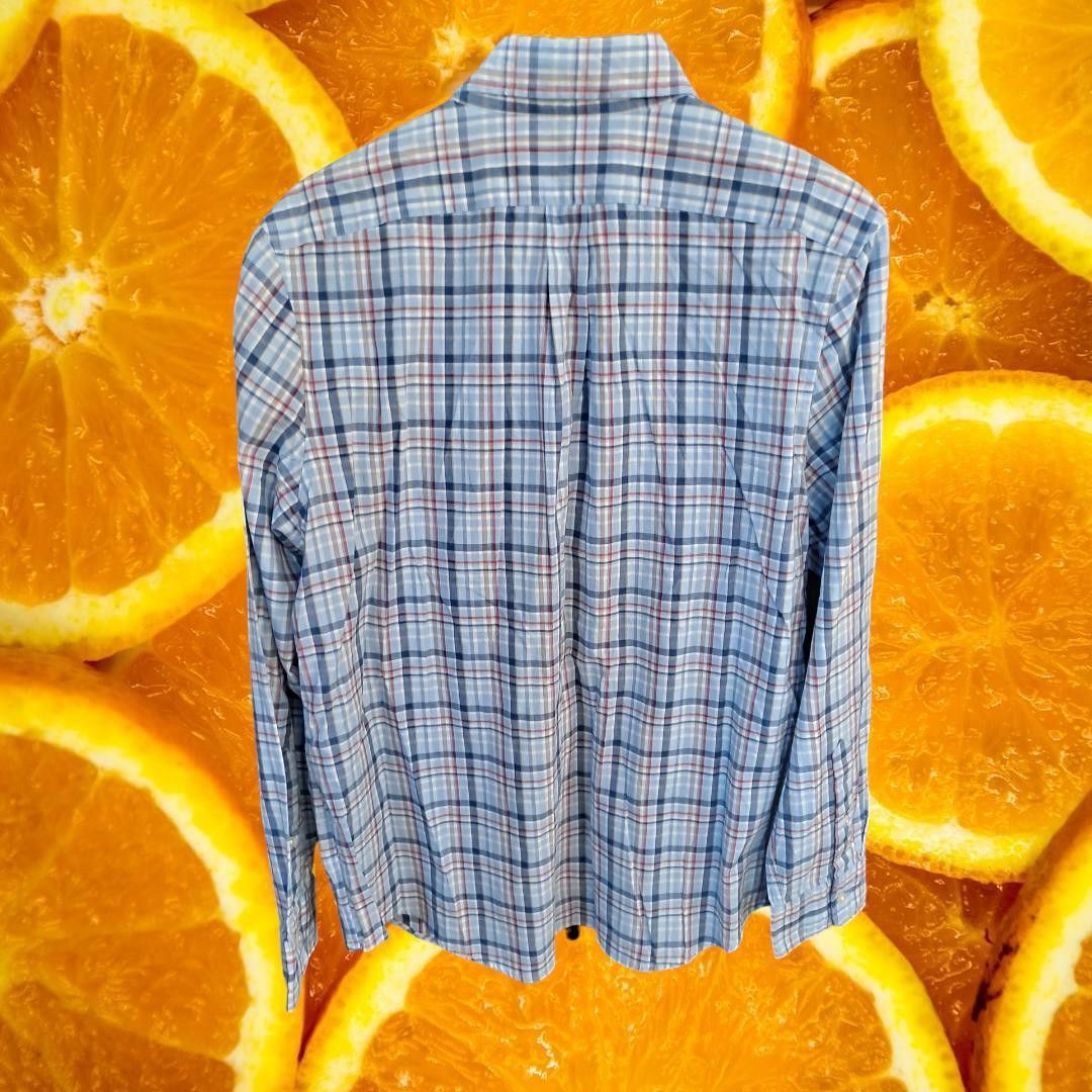 Vineyard Vines Vineyard Vines Slim Fit Whale Shirt Blue White Tan Red Butto Size US L / EU 52-54 / 3 - 6 Thumbnail