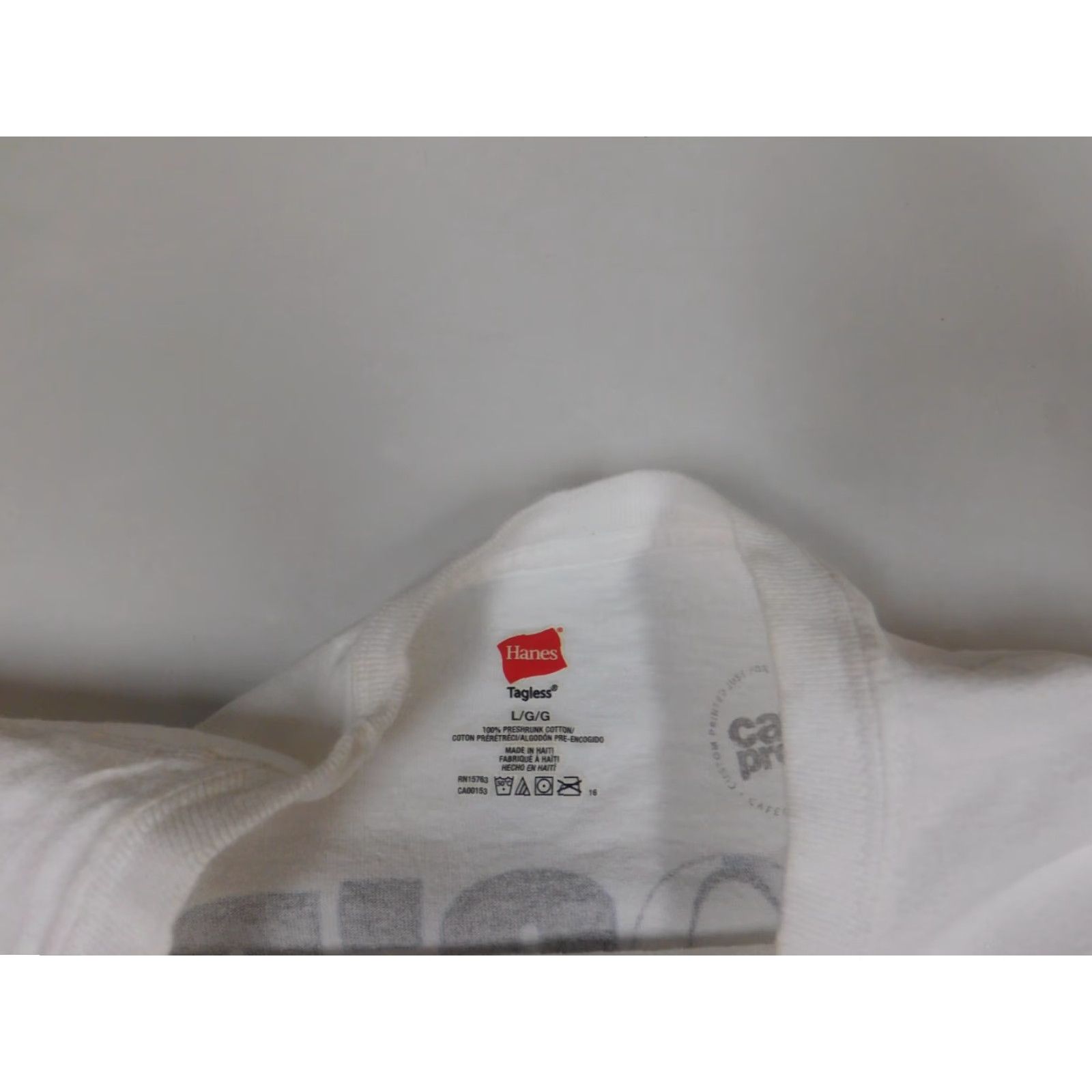 Hanes Losing is not an option Hanes Mens T-Shirt L White Crew Neck Short Sleeve 90s University Colorful Logo Bre breathable Size US L / EU 52-54 / 3 - 5 Thumbnail