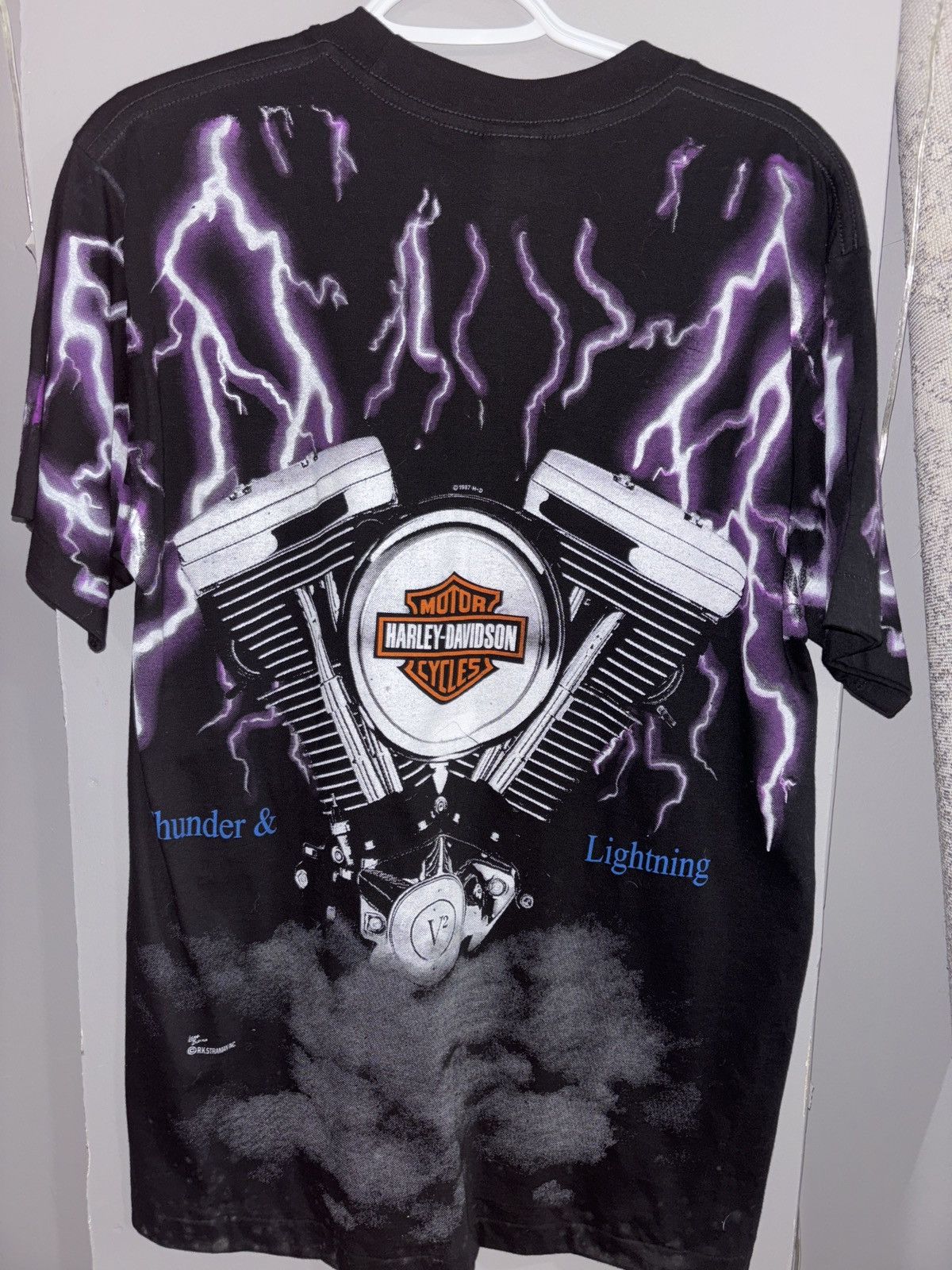 Harley Davidson vintage Lightning Harley Davidson shirt Size US L / EU 52-54 / 3 - 4 Thumbnail