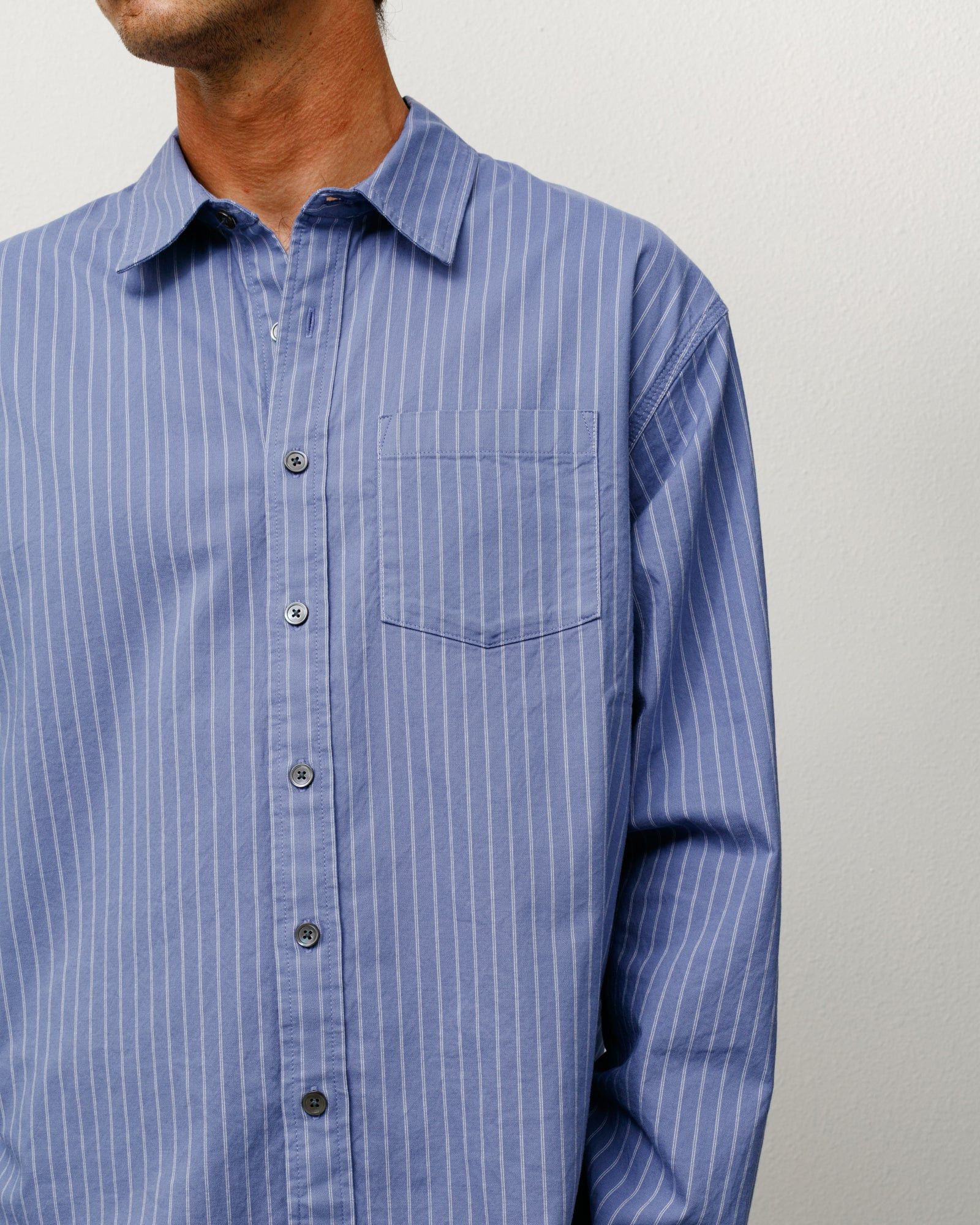 Stussy STUSSY OXFORD SHIRT - BLUE Size US S / EU 44-46 / 1 - 8 Thumbnail