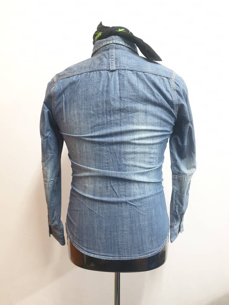 Japanese Brand Simplicite plus salvedge design chambray shirt Size US M / EU 48-50 / 2 - 9 Thumbnail