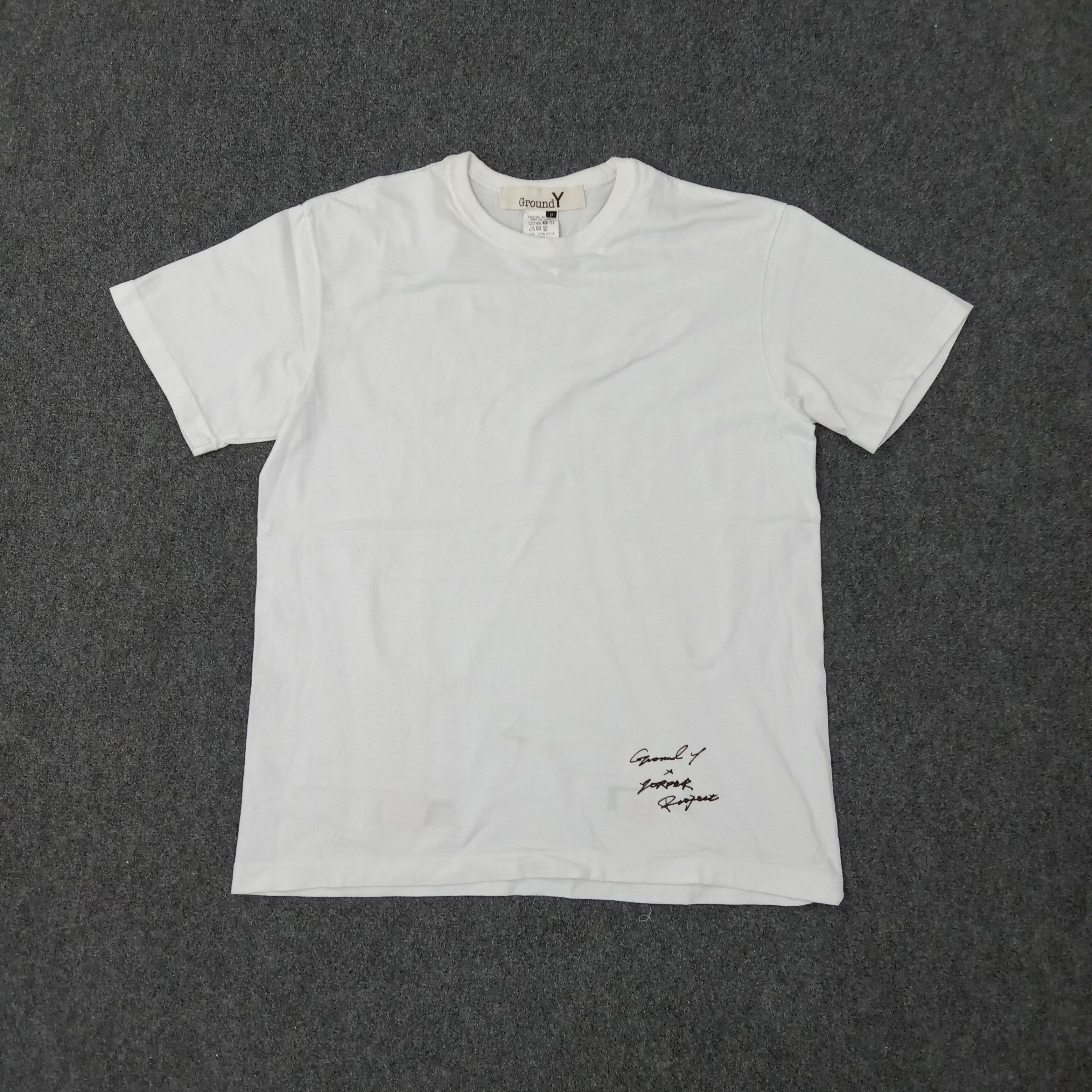Ground Y Ground Y by Yohji Yamamoto Designer Art Tshirt C239N68 Size US L / EU 52-54 / 3 - 3 Thumbnail