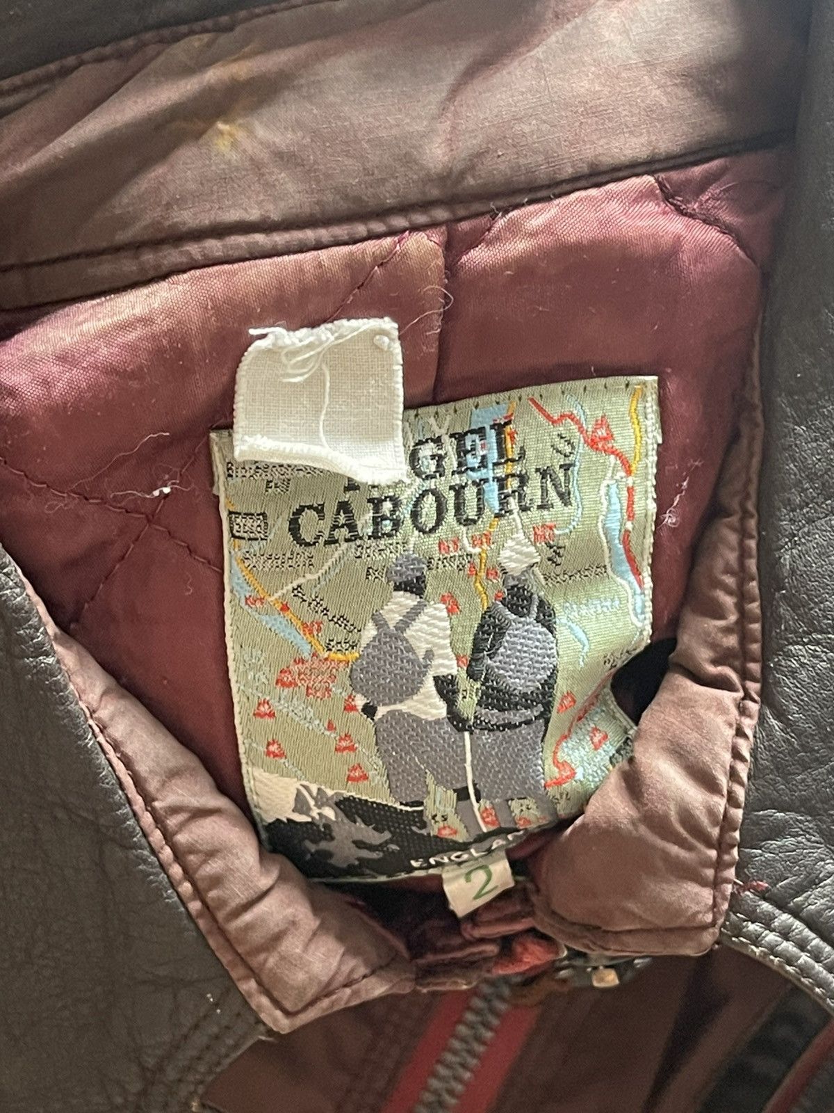 Nigel Cabourn 80s 90s Nigel Caboun Faded Flight Jacket 96 Size US L / EU 52-54 / 3 - 14 Thumbnail