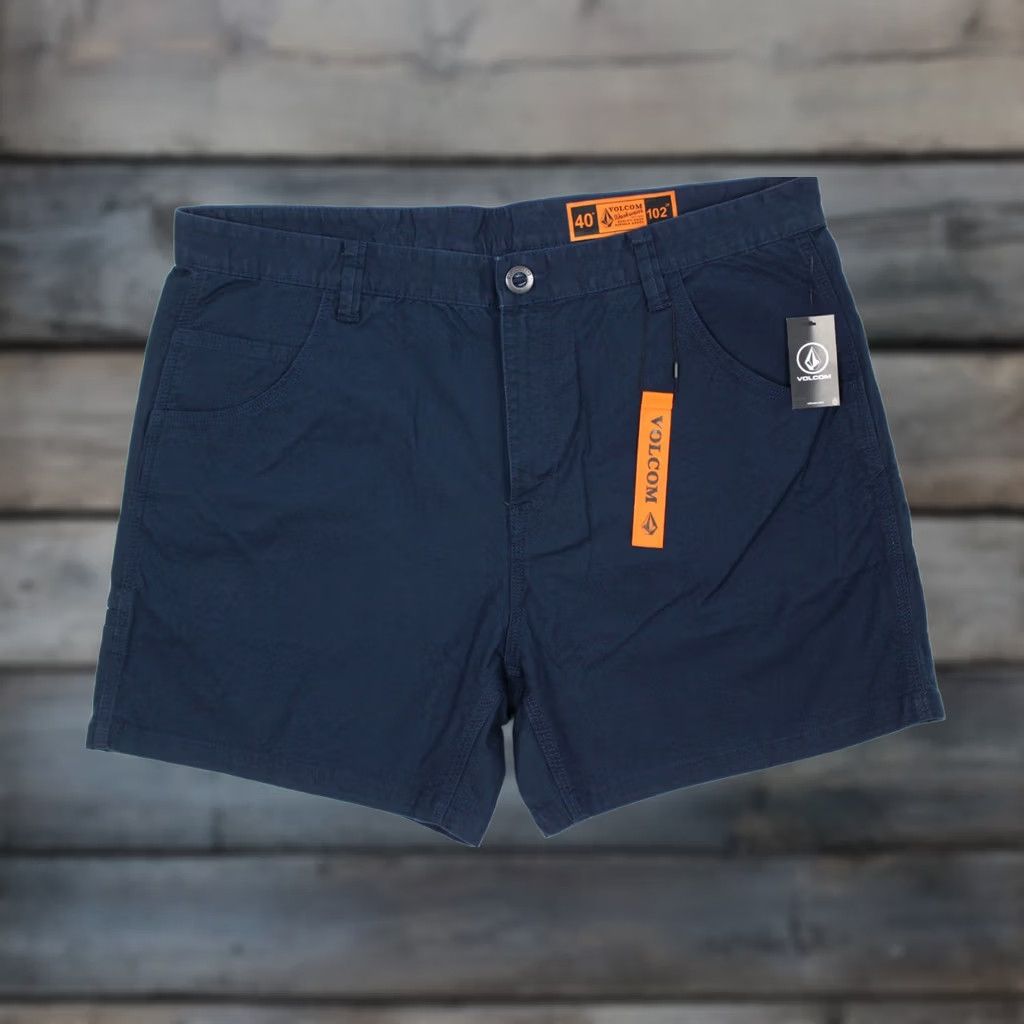 Volcom Volcom Men's Revel Work Shorts Stretch Modern Fit Size 40 Navy Blue Size US 40 / EU 56 - 1 Thumbnail