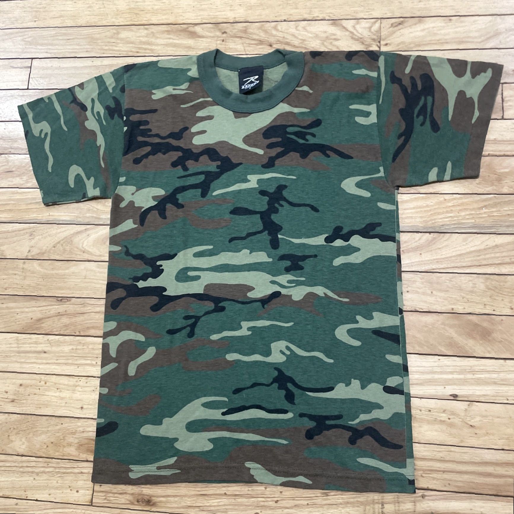 Rothco VINTAGE Rothco Army Surplus Shirt Men S Camouflage Green Army Forest Woodland Made USA Size US S / EU 44-46 / 1 - 3 Thumbnail