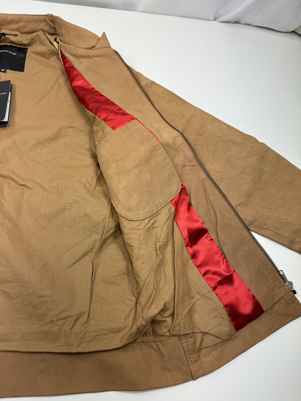 Surface 2 Air × Surface To Air Surface to Air Seasaw Biker Jacket Nubuck Leather Motorcycle Size US M / EU 48-50 / 2 - 8 Thumbnail