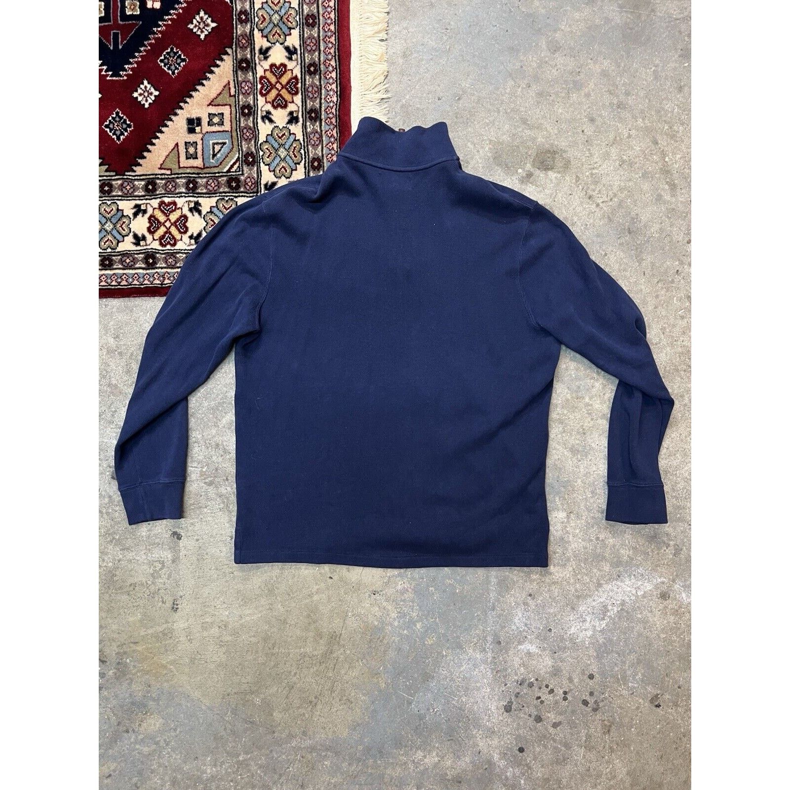 Ralph Lauren Polo Ralph Lauren Sweater Blue 1/4 Zip Pull Over Mens Size L Size US L / EU 52-54 / 3 - 2 Thumbnail