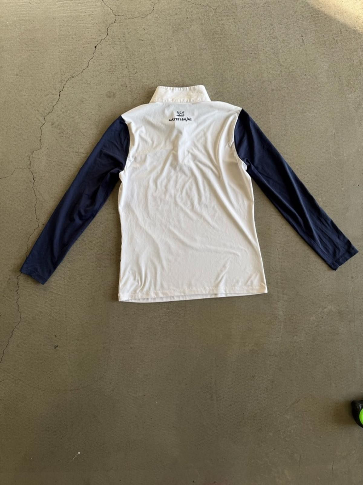 Jean Charles De Castelbajac Castelbajac / Graphic Zip Top / White Navy / Korean Brand Size S / US 4 / IT 40 - 2 Thumbnail