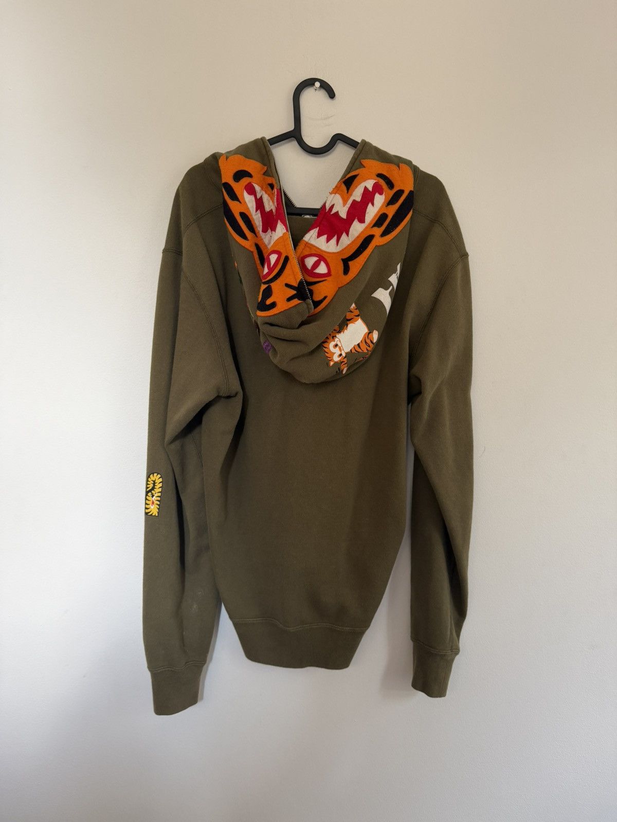 Bape Bape Tiger Green Full Zip Hoodie Size US M / EU 48-50 / 2 - 3 Thumbnail