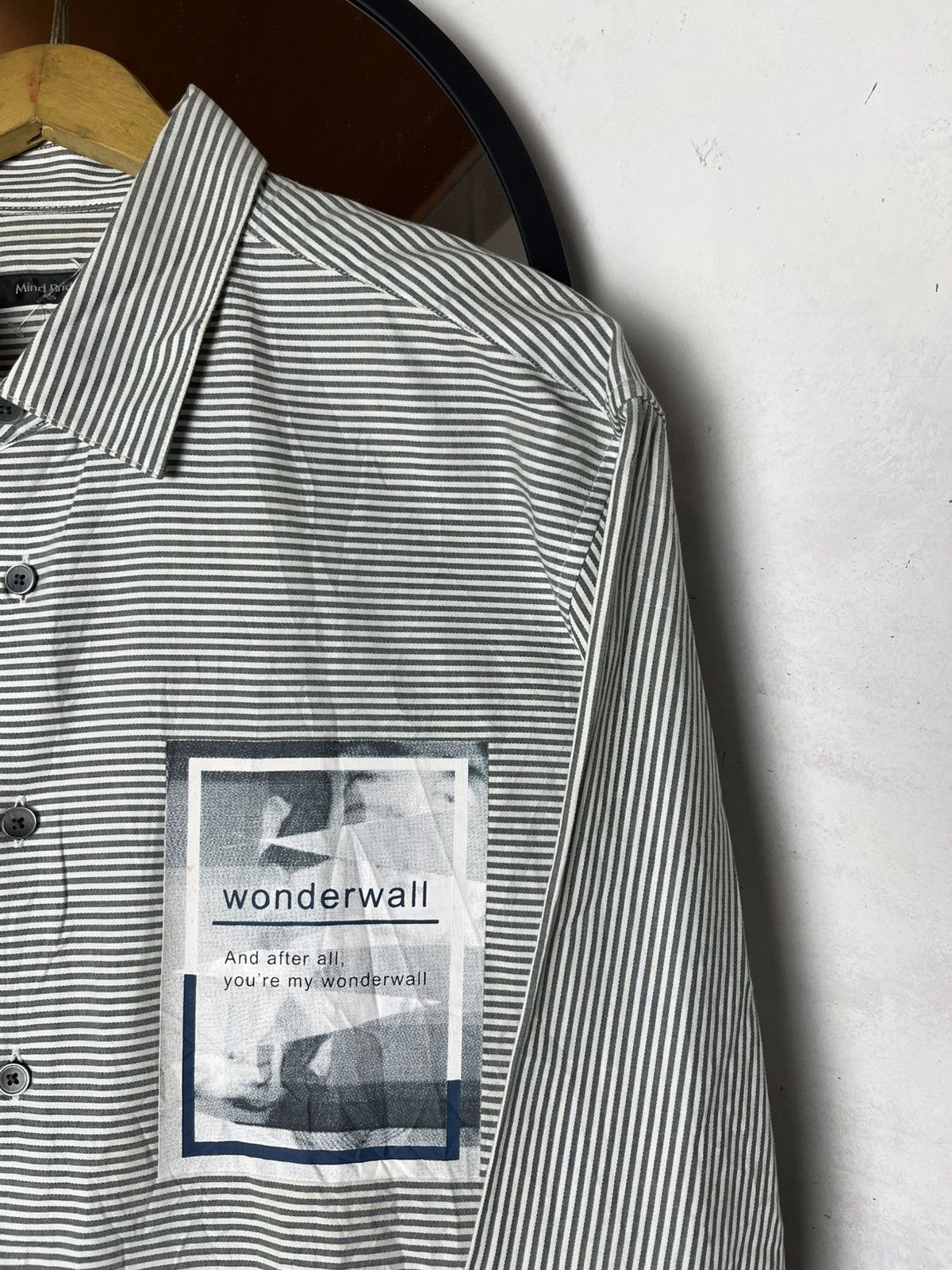 Issey Miyake mindbridge striped wonderwall oasis /cdg/kapital/issey Size US L / EU 52-54 / 3 - 4 Thumbnail