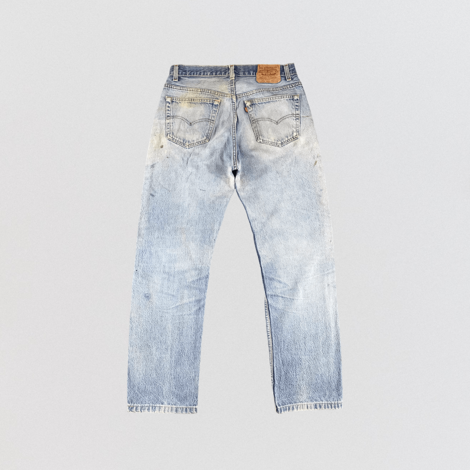Levi's × Vintage Vintage 90s Distress Light Wash Levis 501 Jeans-JM875 Size US 31 - 2 Thumbnail