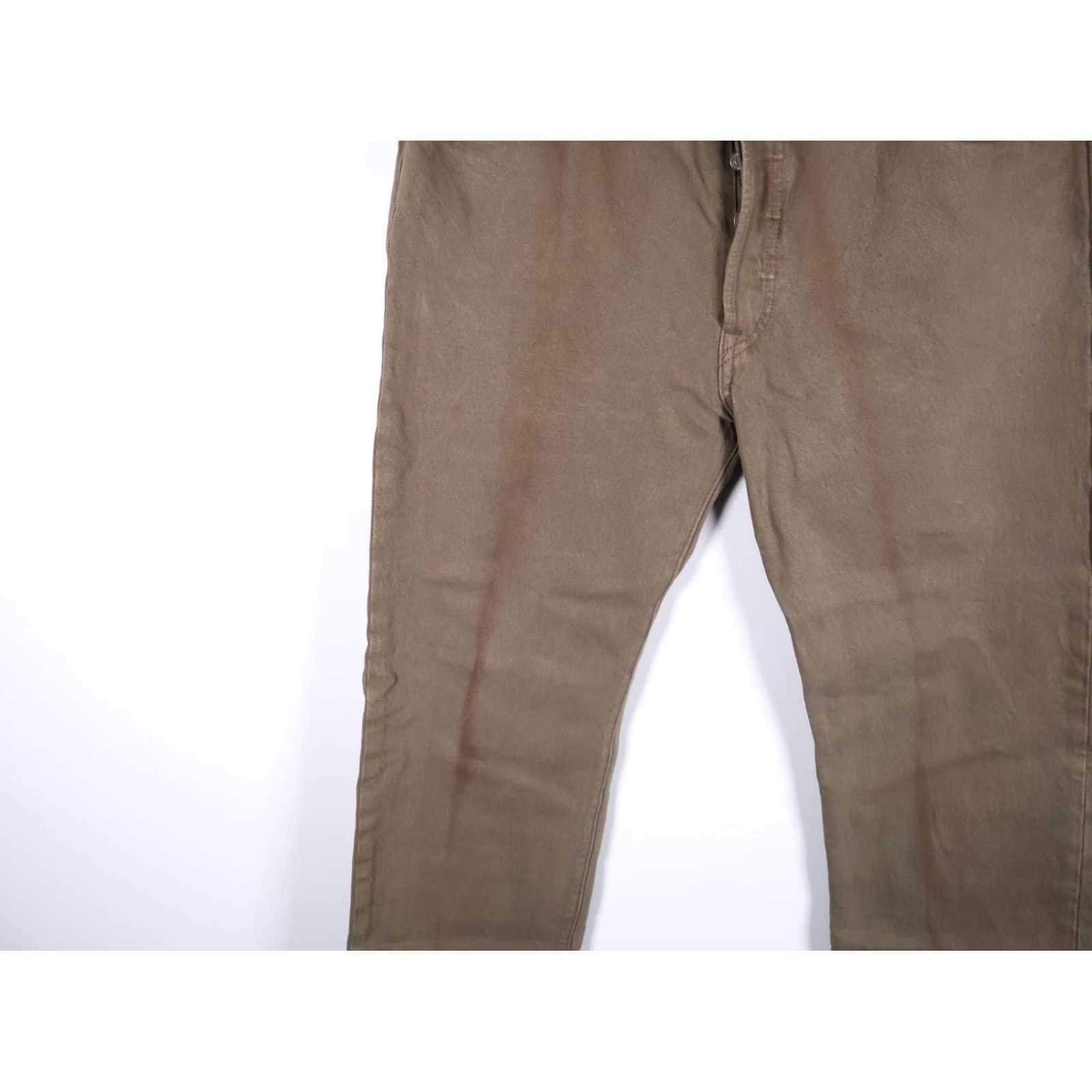 Levi's Levi'S Jeans Mens 34 Men Olive Button Fly Straight Leg Size US 34 / EU 50 - 5 Thumbnail