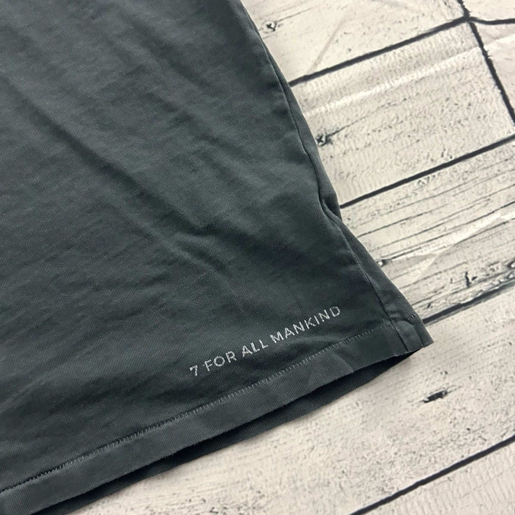 7 For All Mankind 7 For All Mankind T-Shirt Mens XL Gray Short Sleeve Crew Neck Cotton 7FAM Shirt Size US XL / EU 56 / 4 - 2 Thumbnail