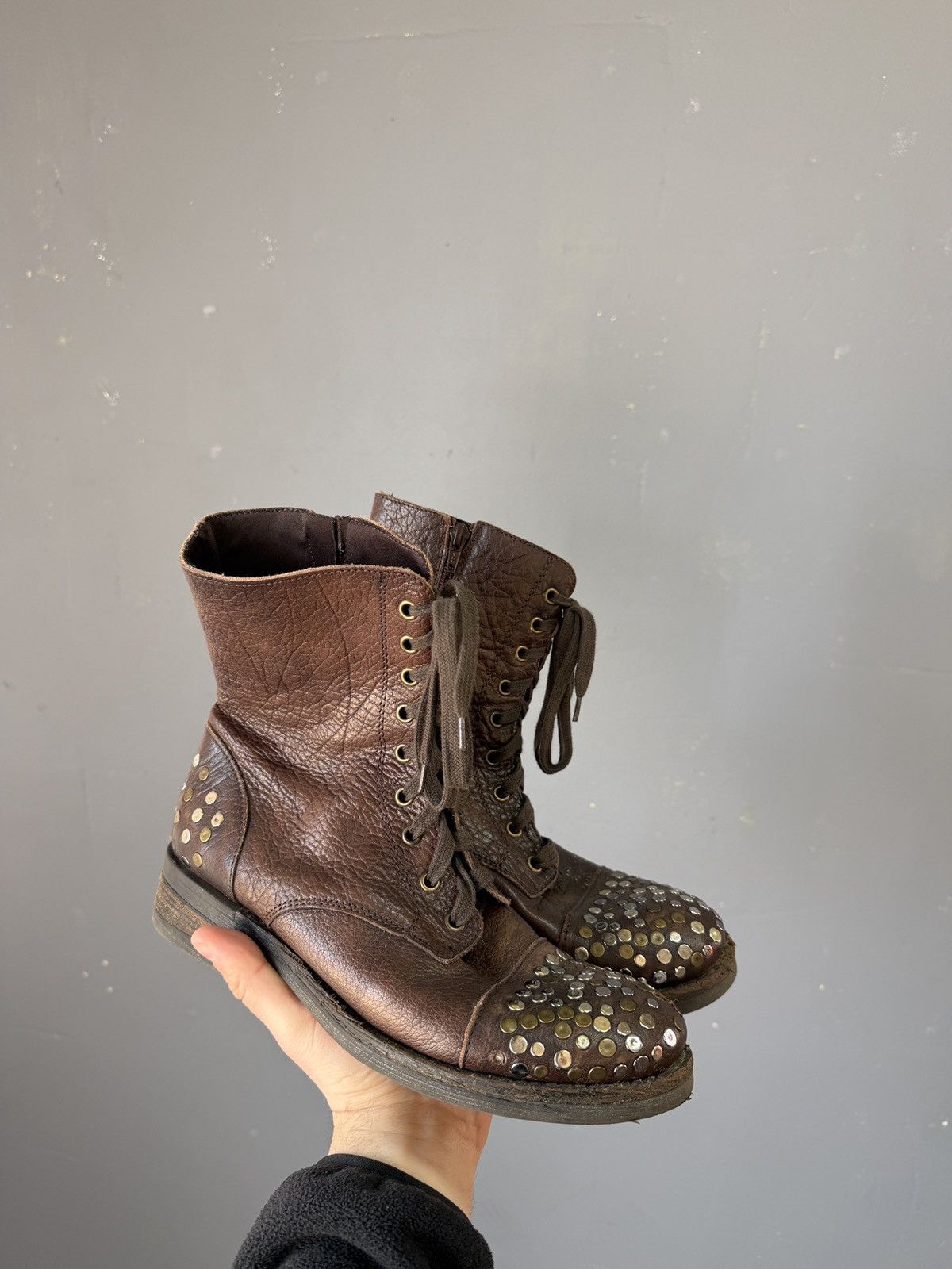 A.S.98 Ankle Brown Leather japanese A.S. 98 style boots 90s Size US 7 / EU 40 - 2 Thumbnail