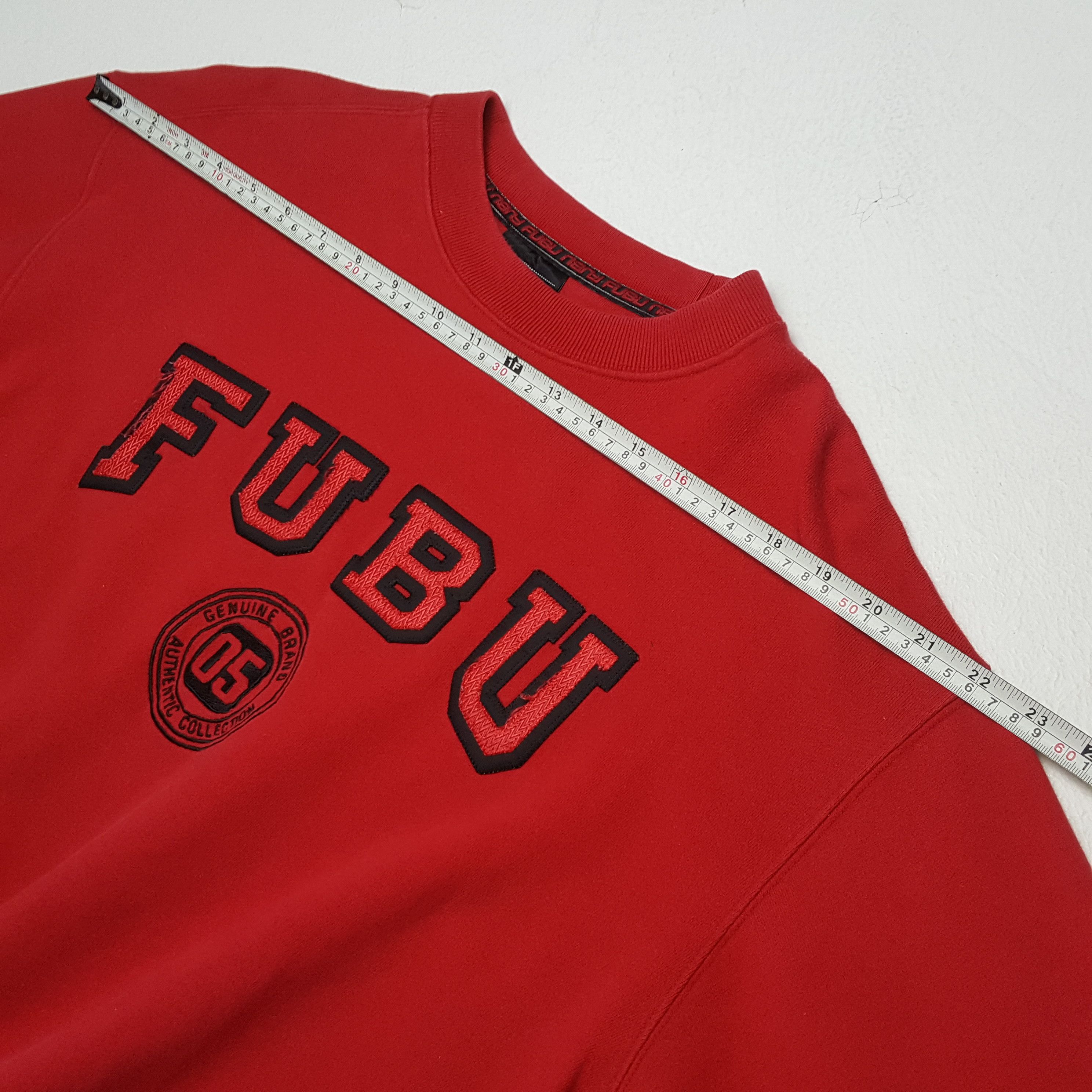 Fubu × Vintage FUBU Center Spellout Design Streetwear Sweatshirt Size US L / EU 52-54 / 3 - 4 Thumbnail
