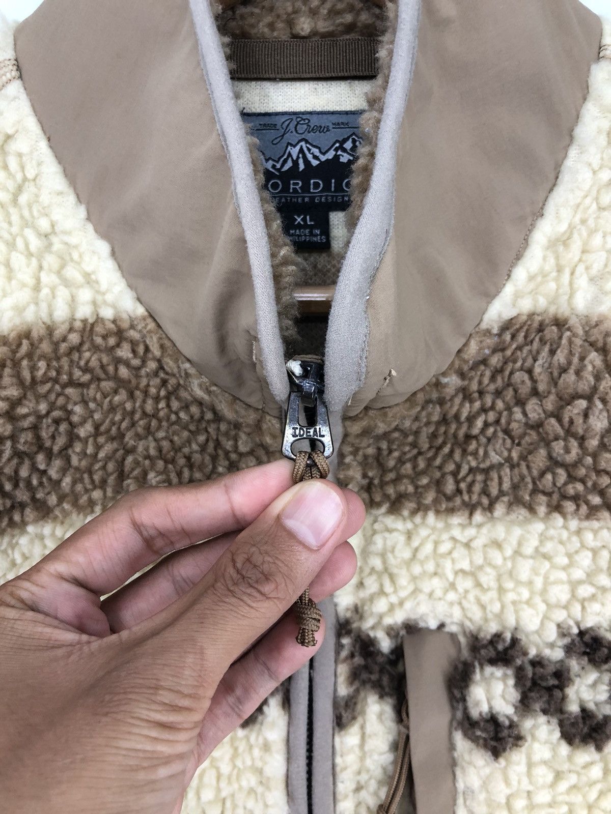 J.Crew J.Crew Nordic Sherpa Fleece Jacket Size US XL / EU 56 / 4 - 9 Thumbnail
