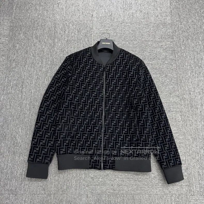 Fendi Fendi Double F Full Print Flock Jacket Size US S / EU 44-46 / 1 - 1 Thumbnail