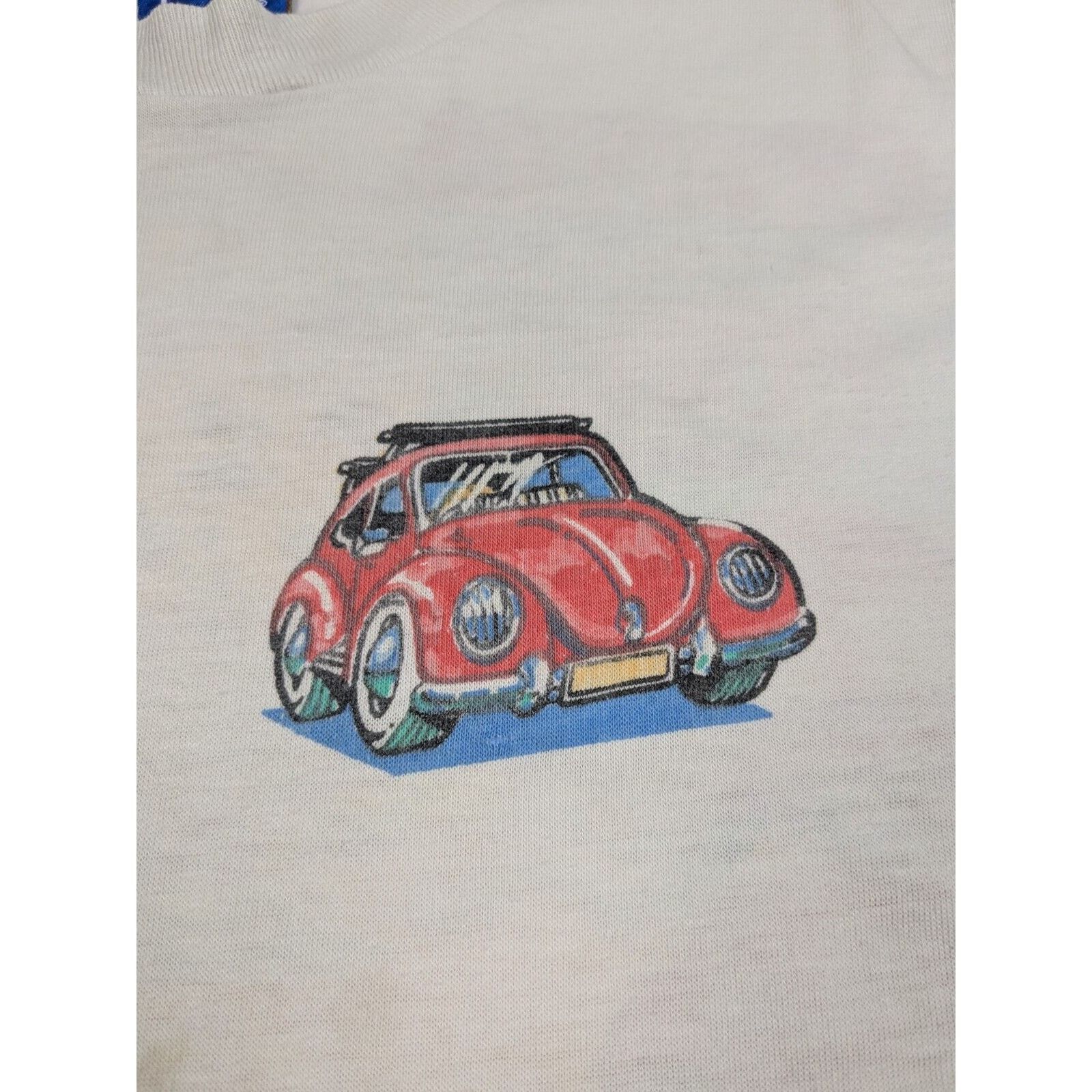 Ocean Pacific Vtg 1987 Ocean Pacific OP Surfing VW Bug Gropers Comic Shirt Size US S / EU 44-46 / 1 - 7 Thumbnail