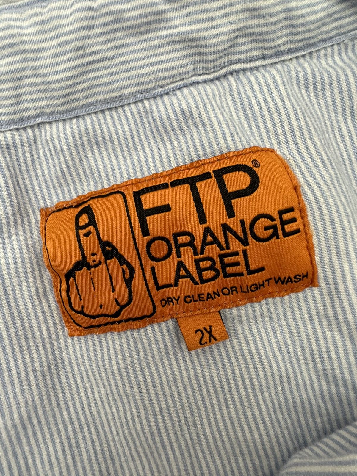 Fuck The Population Fuck The Population " You Suck " Striped Short Sleeve Button Size US XXL / EU 58 / 5 - 6 Thumbnail