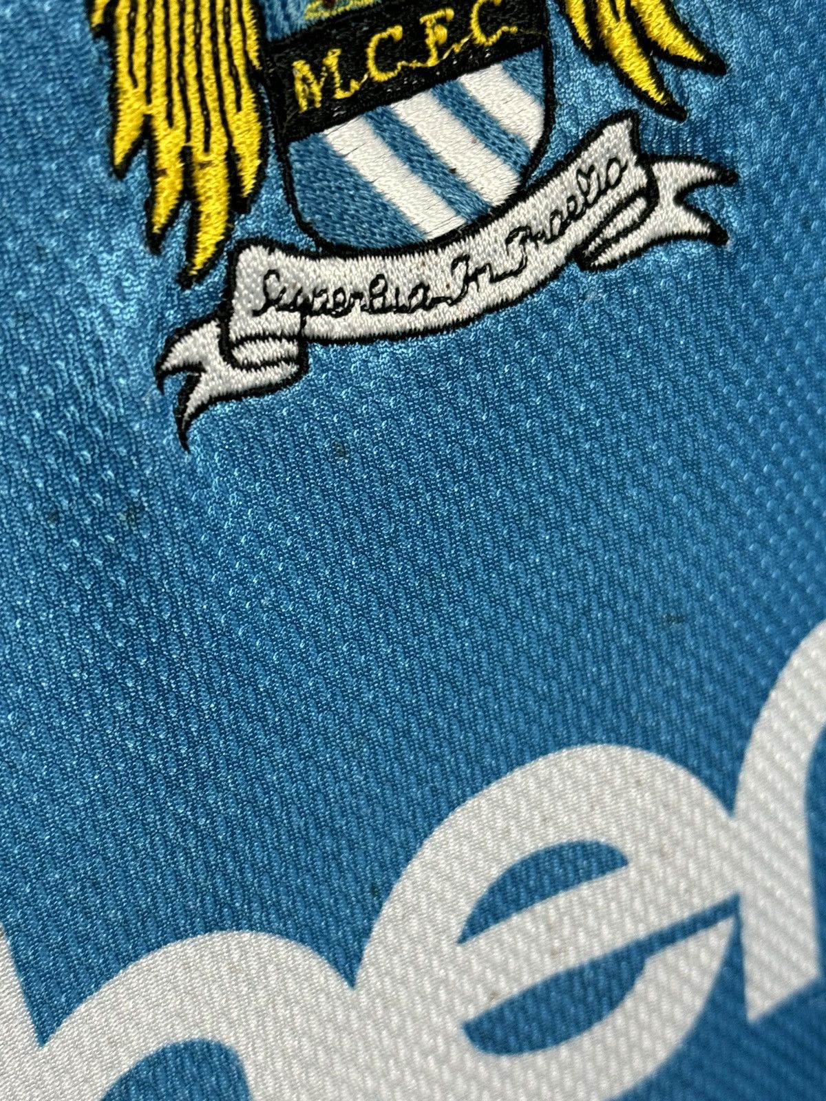 Kappa Manchester City 97/99 Home Football Long Sleeve Jersey Size US S / EU 44-46 / 1 - 8 Thumbnail