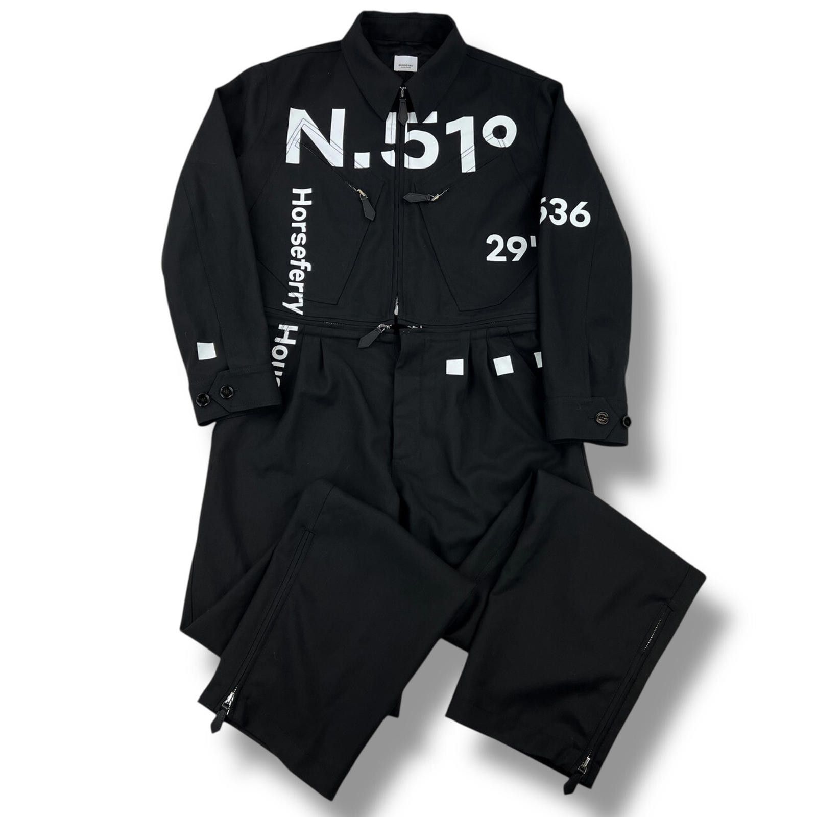 Burberry Burberry Runway Sample Black Detachable Boiler Suit / Jacket Size US XL / EU 56 / 4 - 1 Thumbnail